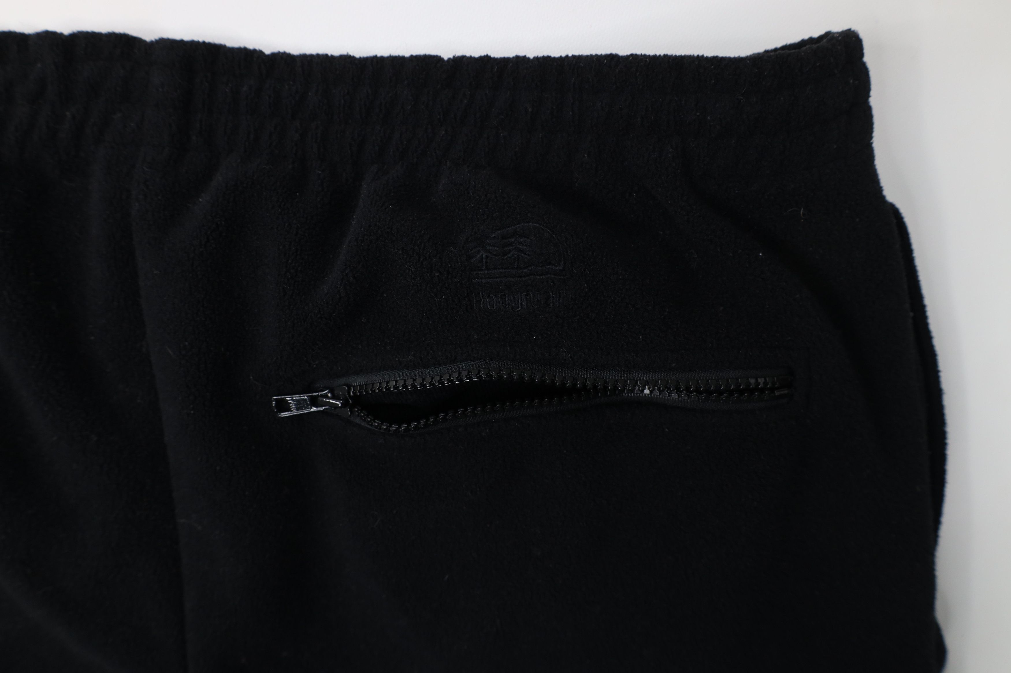 Vintage Vintage 90s Streetwear Fleece Sweatpants Joggers Black Size US 38 / EU 54 - 14 Thumbnail