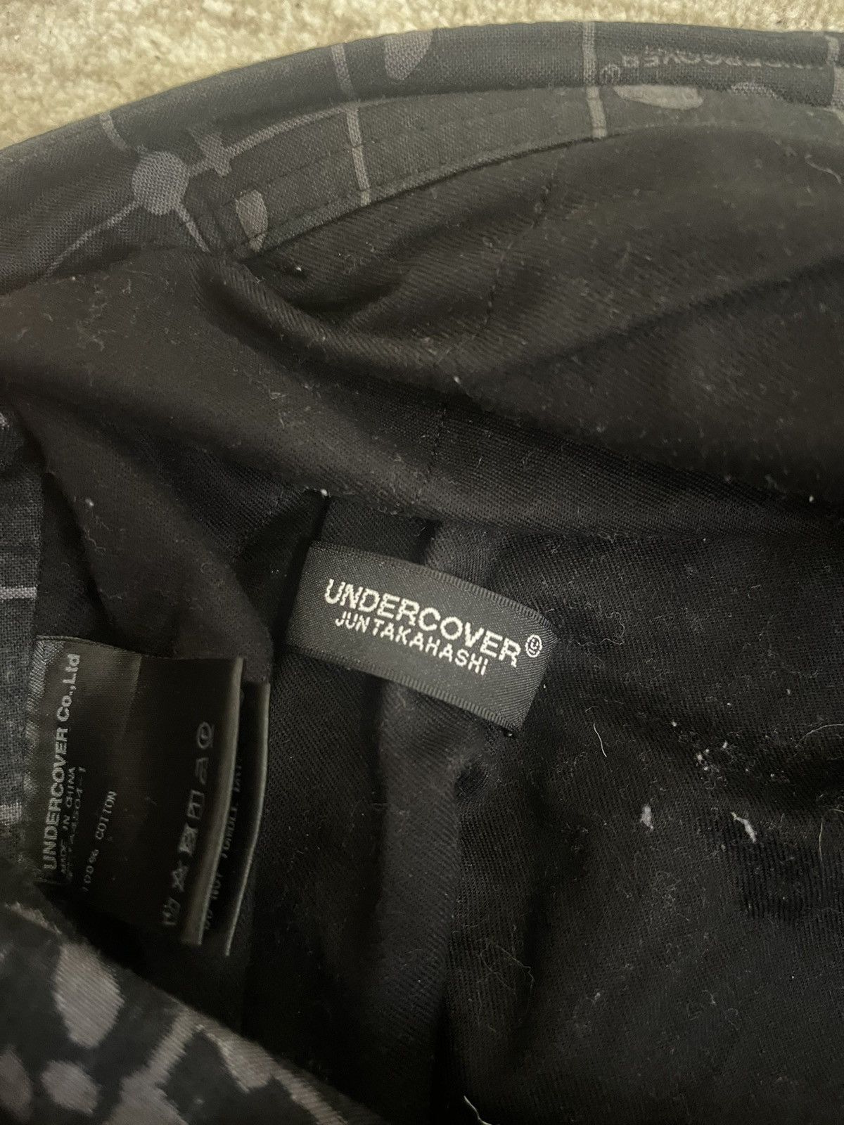 Undercover Black Cotton Camo Check Pants Size US 32 / EU 48 - 8 Thumbnail