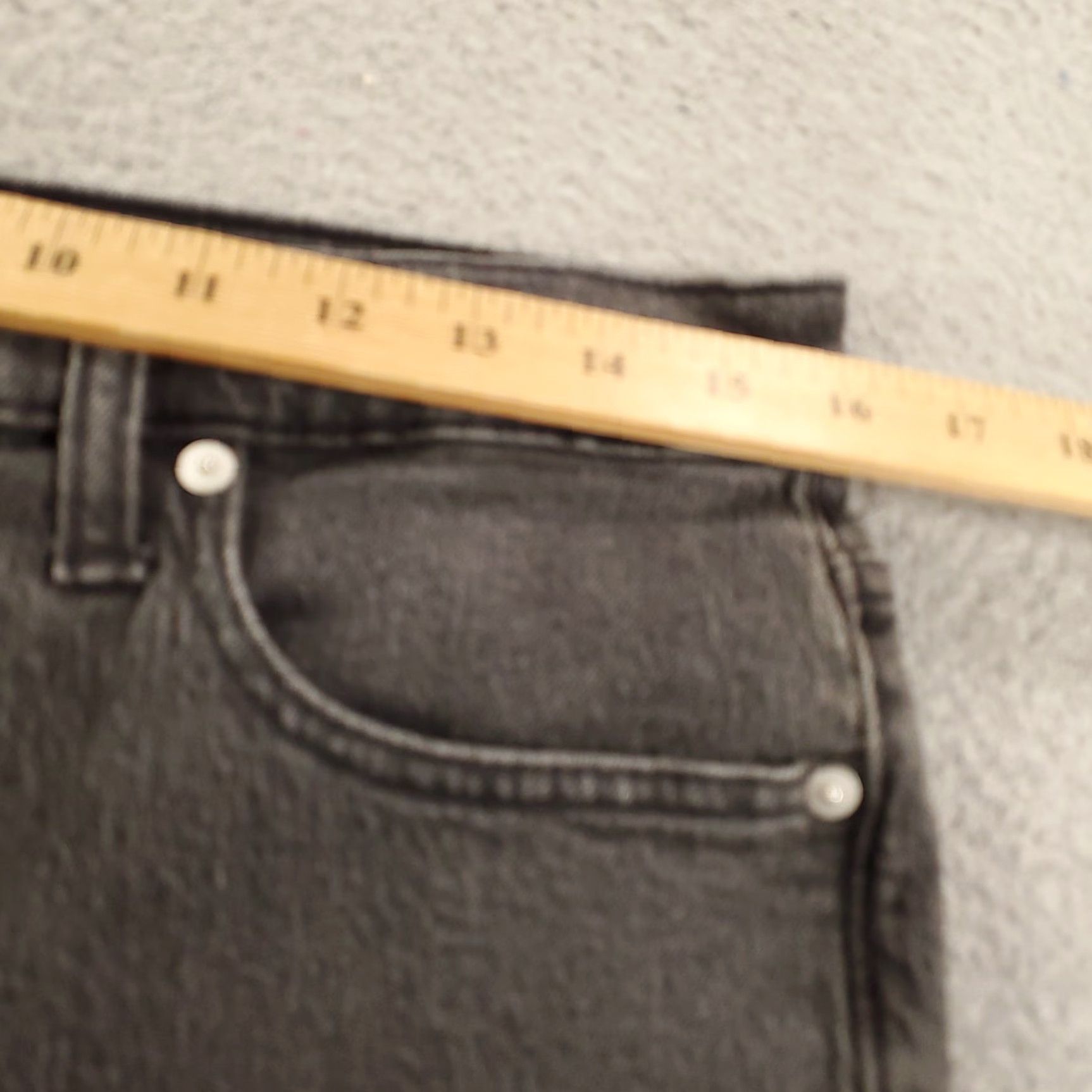 Madewell VINTAGE Madewell The Perfect Vintage Jeans Womens 29 Black High Rise Classic Straight Jeans Size 29" - 4 Thumbnail