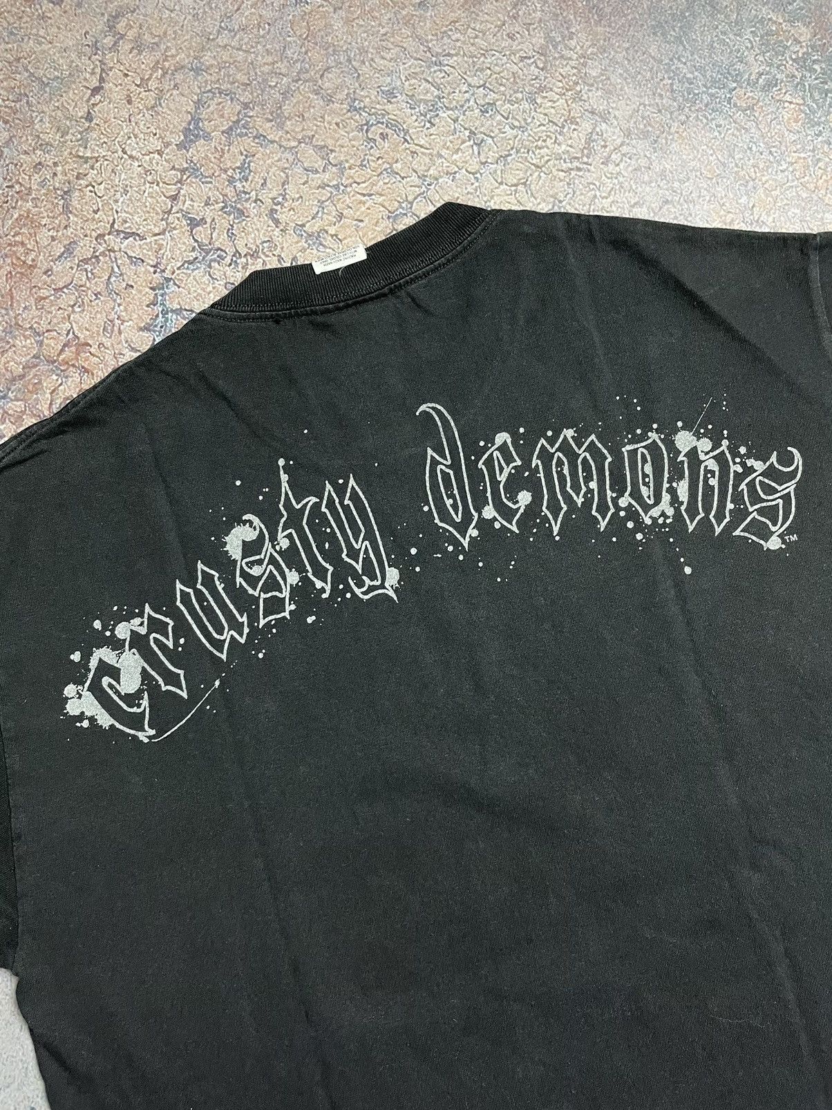 Affliction × Vintage Miami Ink Skull Cyber Y2K Style T-shirt Size US L / EU 52-54 / 3 - 5 Thumbnail