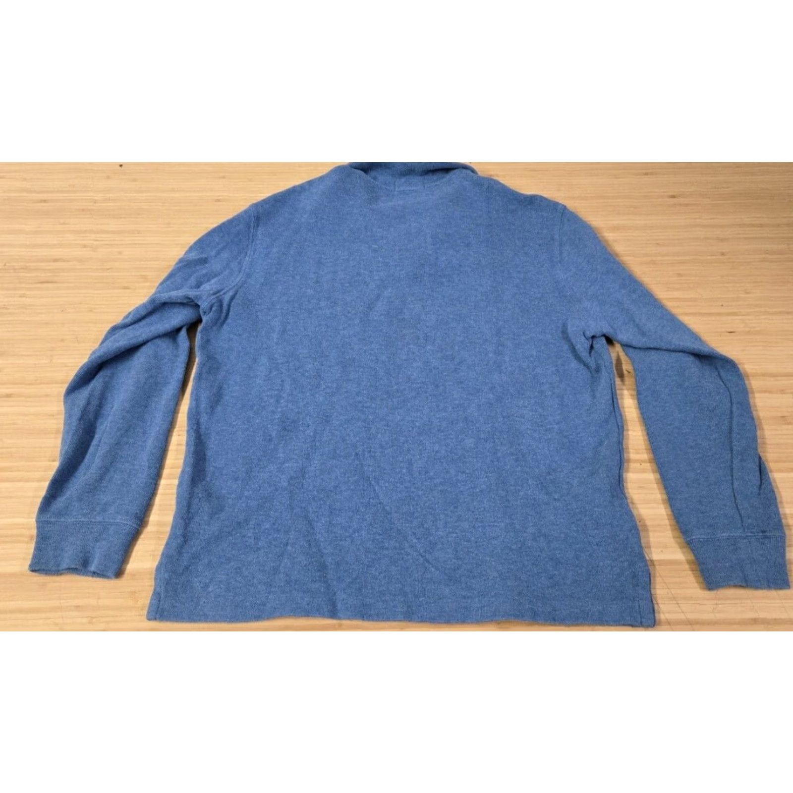 Ralph Lauren Polo Ralph Lauren Sweater Men's Medium Blue 1/4 Zip Knit Pullover Logo All Seasons Casual Business Mens Regular Knit Shirt Size US M / EU 48-50 / 2 - 6 Thumbnail