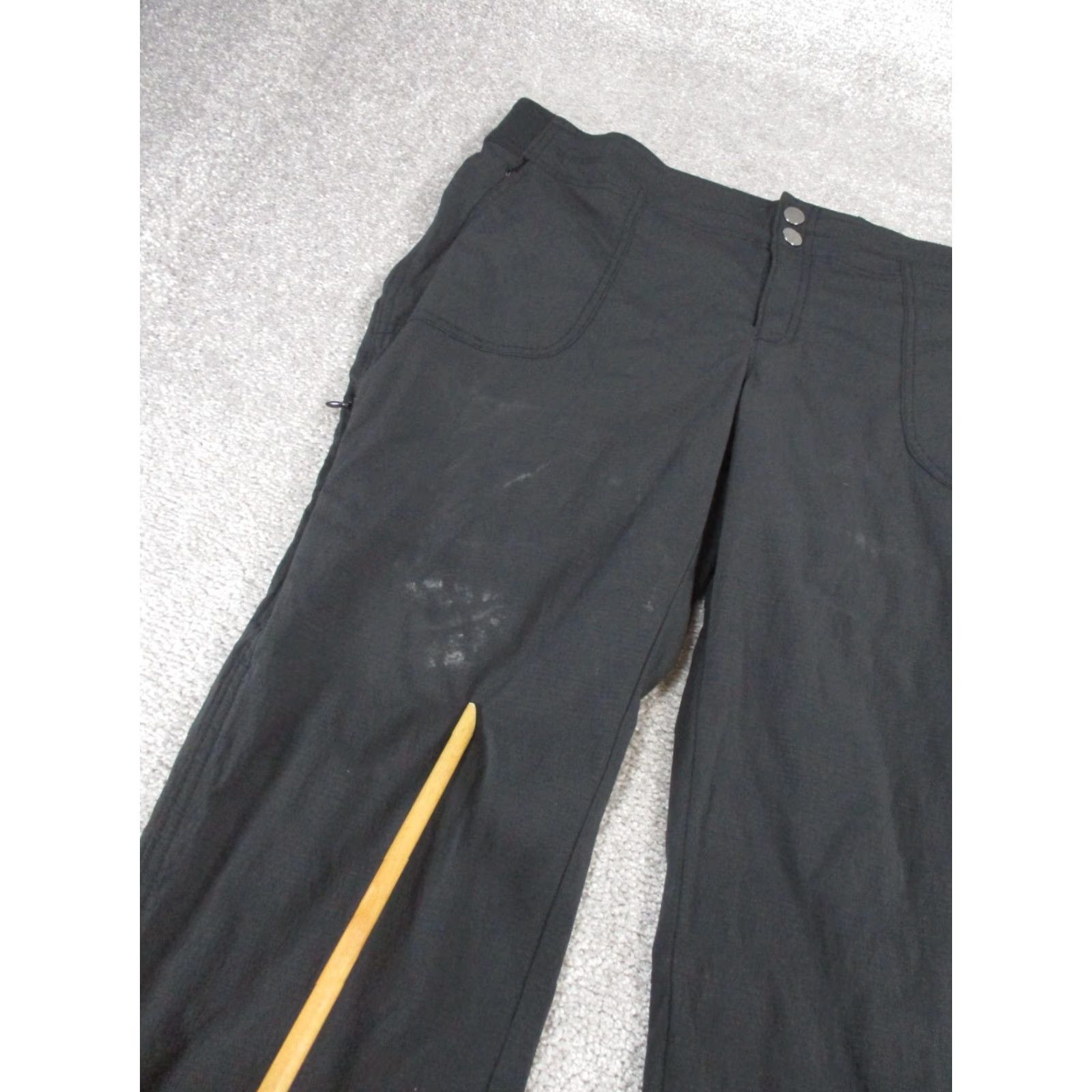 Athleta Athleta Pants Womens 14 Trekkie Capri Black Trail Hiking Capri Activewear 14 Black Womens Size 36" / US 14 / IT 50 - 2 Thumbnail