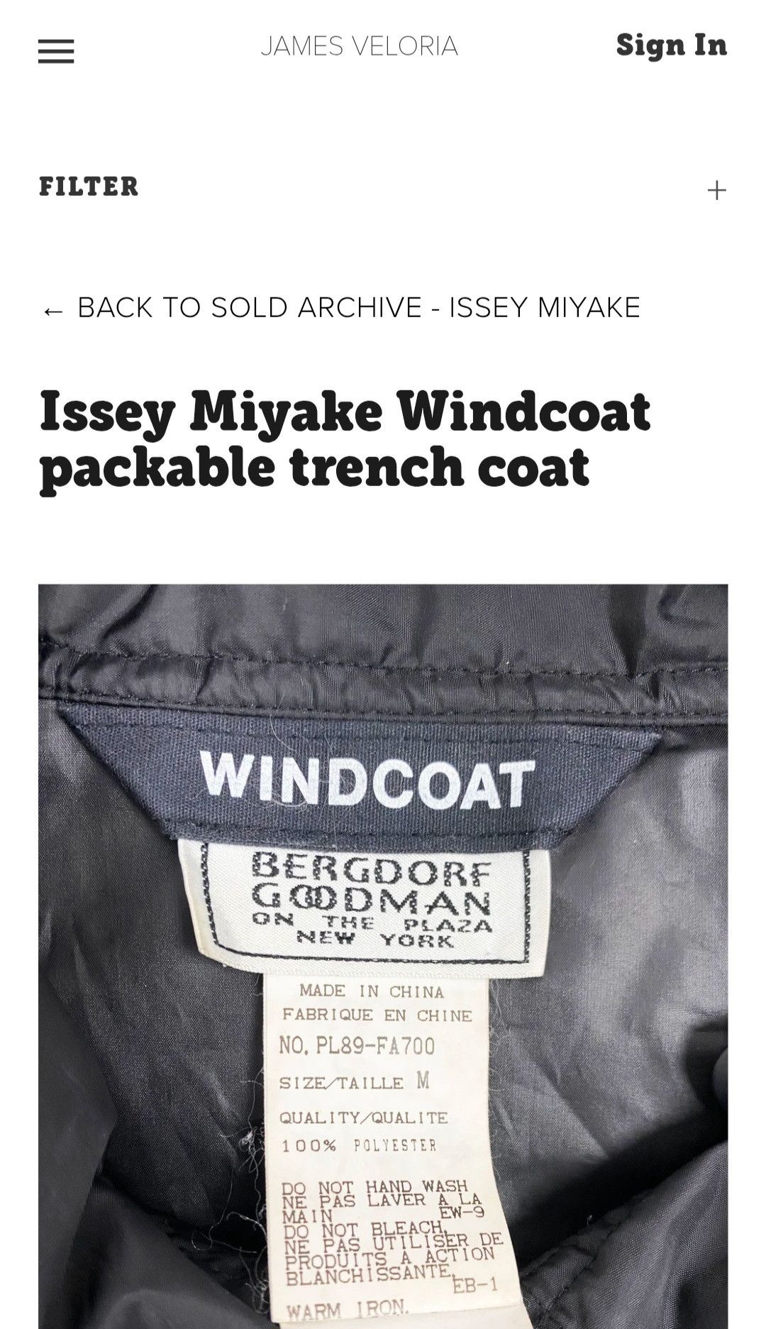 Issey Miyake 80's 90's Issey Miyake Windcoat plisse reversible coat Size US M / EU 48-50 / 2 - 21 Thumbnail