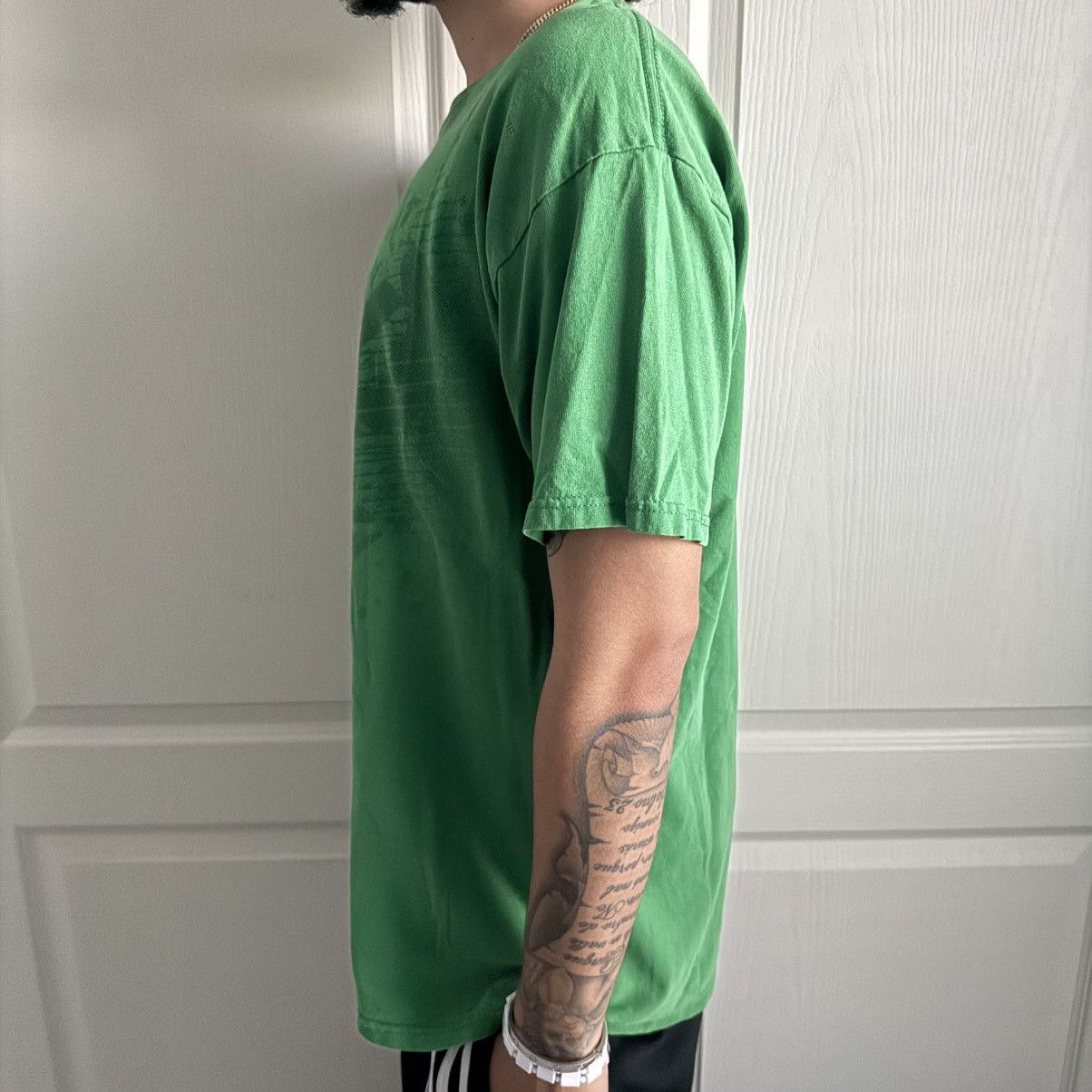 Other Y2K/2000s Grunge Green Hurley Surf Skater Streetwear Tee! Size US L / EU 52-54 / 3 - 3 Thumbnail