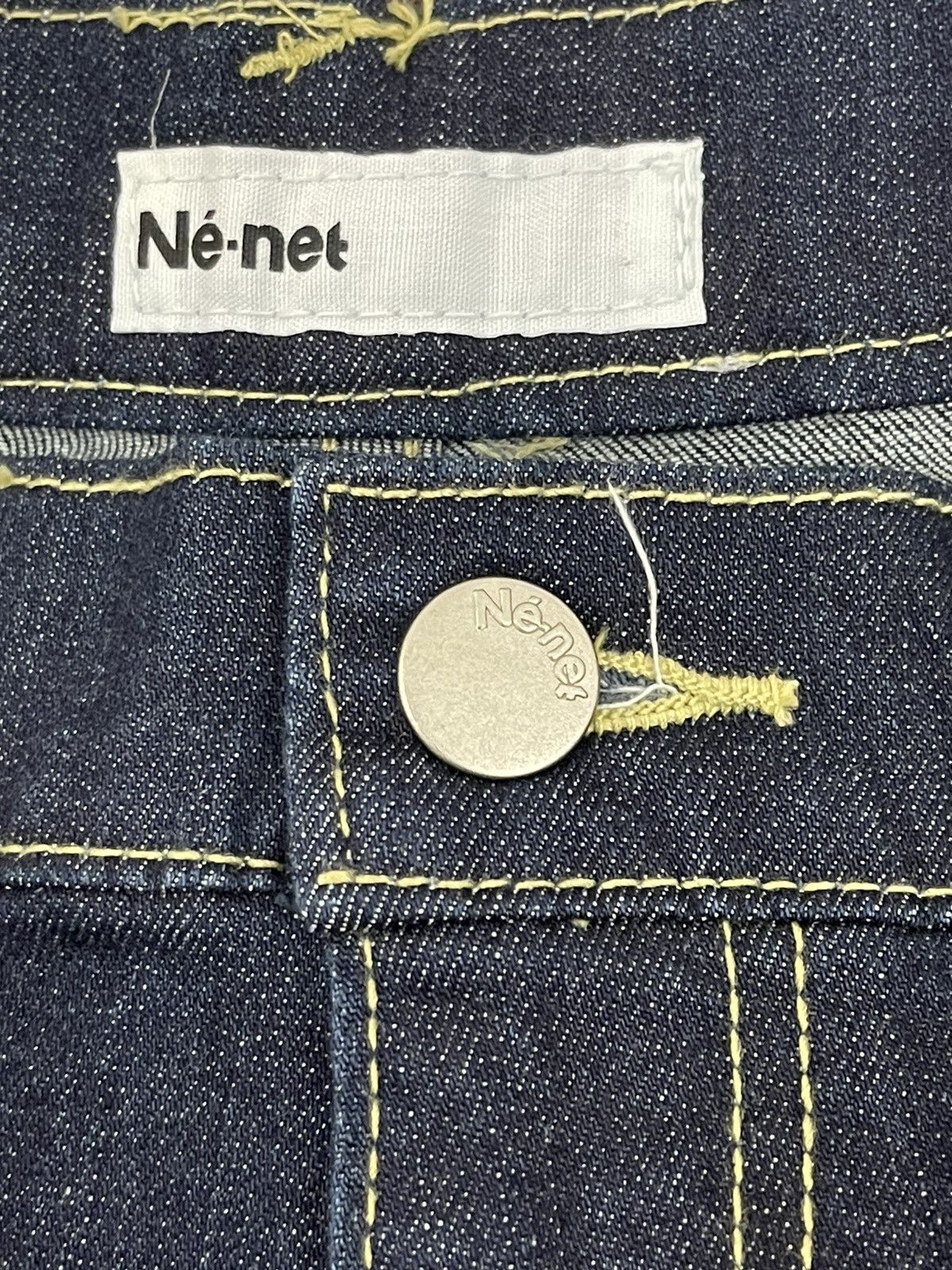Issey Miyake × Ne-Net Ne-Net by Issey Miyake Buckle Back Jeans Size US 31 - 5 Thumbnail