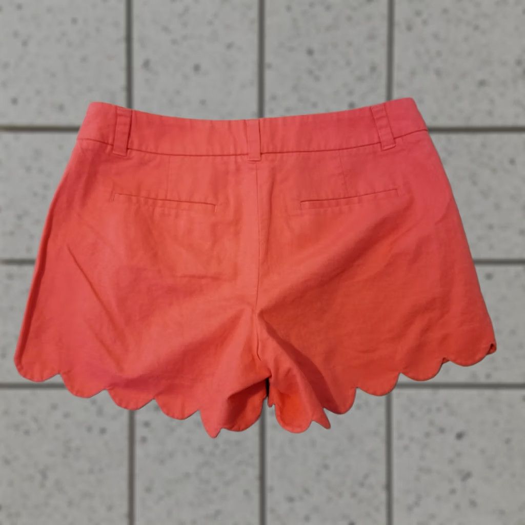 J.Crew J. Crew Orange Linen Shorts Size 6 Chino Womens Size 28" / US 6 / IT 42 - 1 Thumbnail