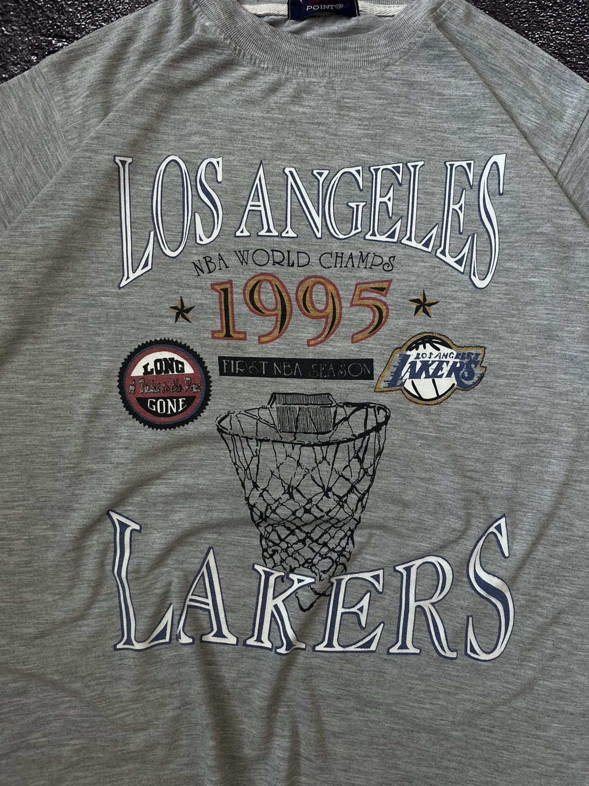 NBA Vintage 1995 Los Angeles Lakers NBA Graphic Tee T-shirt 90s Size US L / EU 52-54 / 3 - 2 Thumbnail