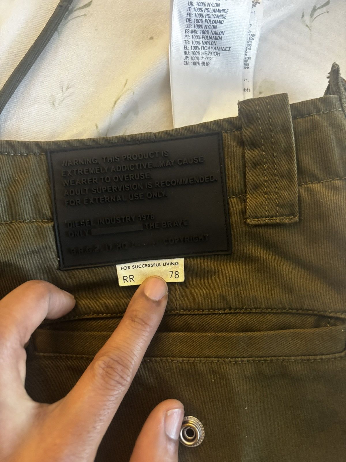 Diesel Diesel cargo zip pants Size US 31 - 3 Thumbnail