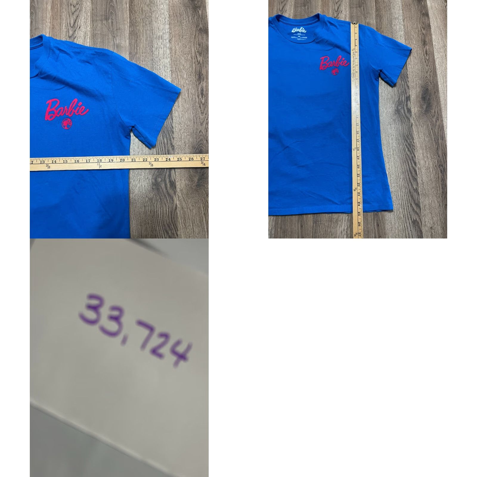 Vintage Barbie Shirt Women's Size XXL Blue Pink Vacay Mode Print Shirt Womens 2XL Barbie Vacay Mode Pink Blue Modern Casual Size XXL / US 16-18 / IT 52-54 - 8 Thumbnail