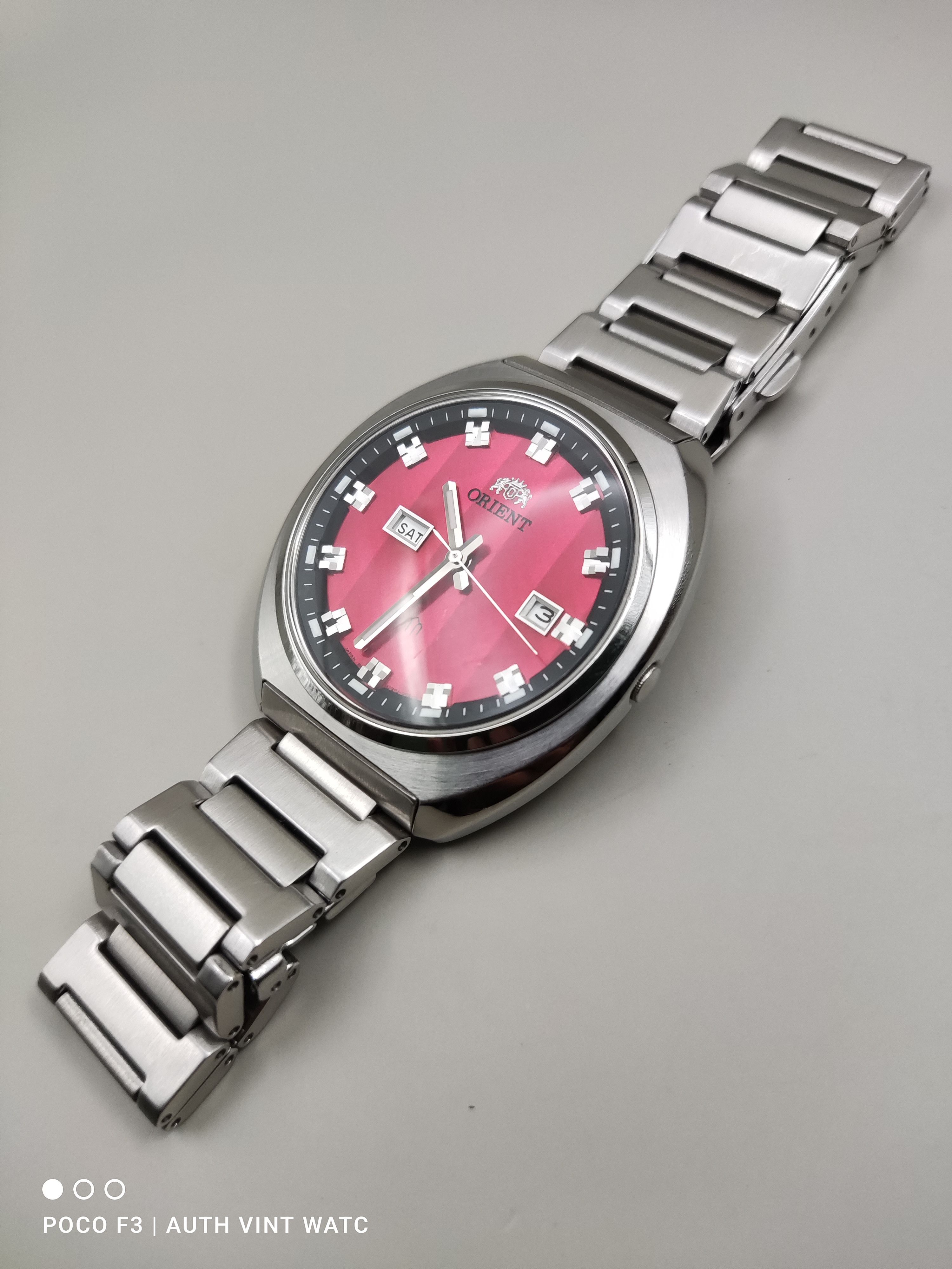 Orient Authentic Orient Red Dial Anti-magnetic Men Watch Size ONE SIZE - 3 Thumbnail