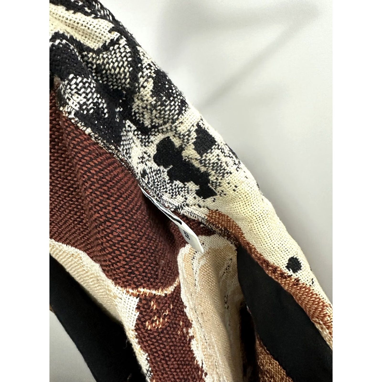 Sugar VTG Sugar Street Weavers Cardigan Sweater Womens One Size Multicolor Dog Beagle Lab Husky AOP All Over Knit Knitwear Size ONE SIZE - 7 Thumbnail