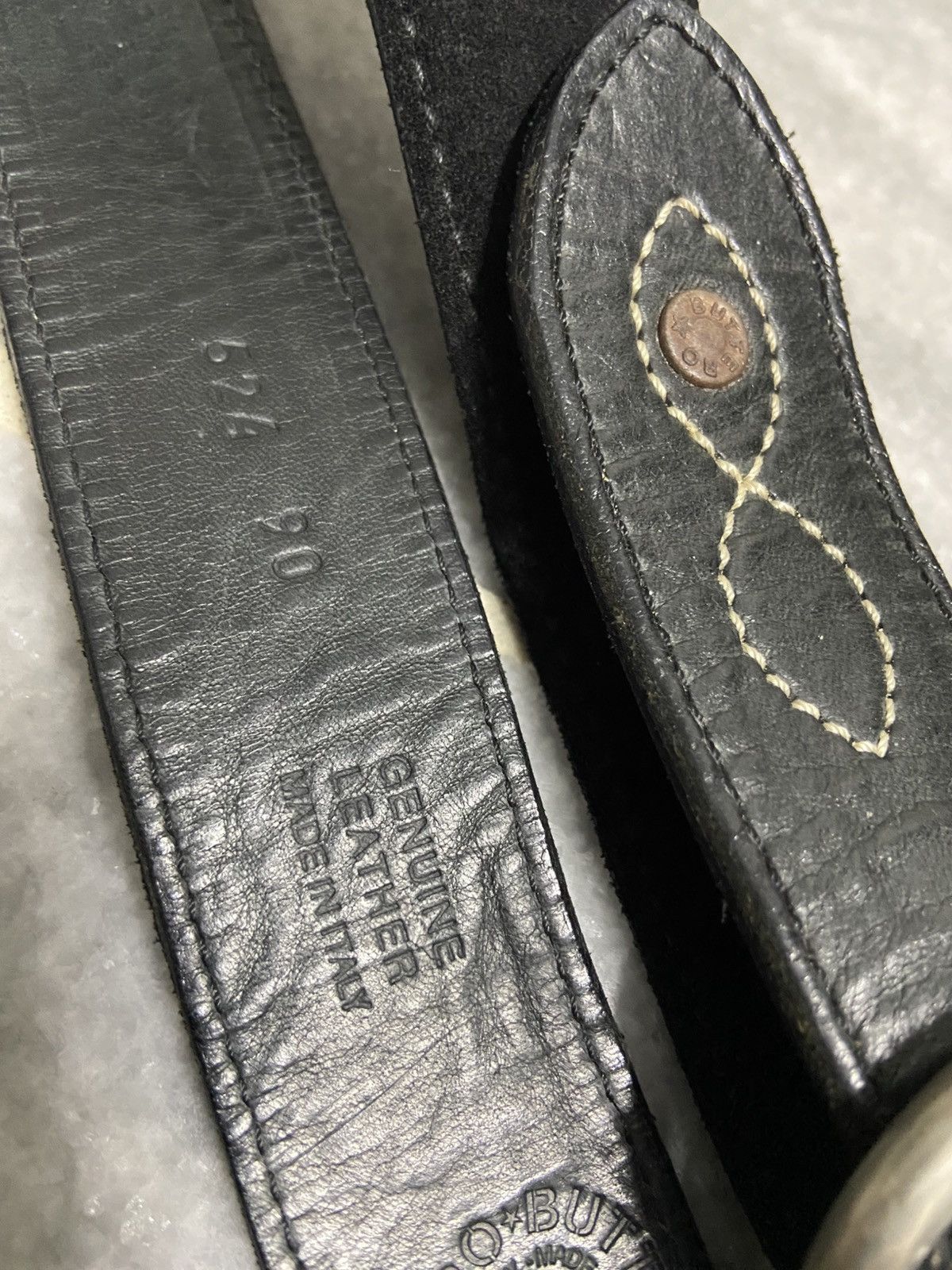 Buttero Buttero Leather Belt Size ONE SIZE - 4 Thumbnail