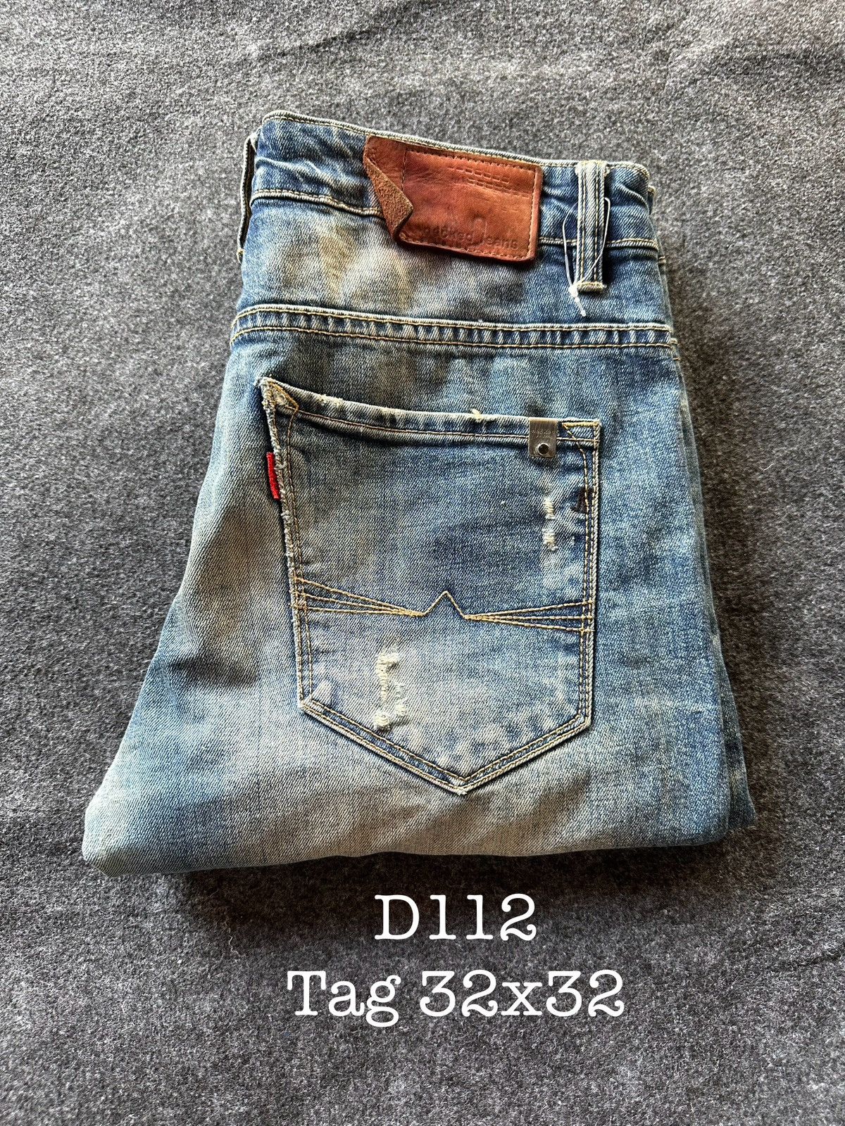 BUFFALO BOBS × Beauty Beast Necked Jeans Japan Distressed Size 32 D112 Size US 32 / EU 48 - 19 Thumbnail