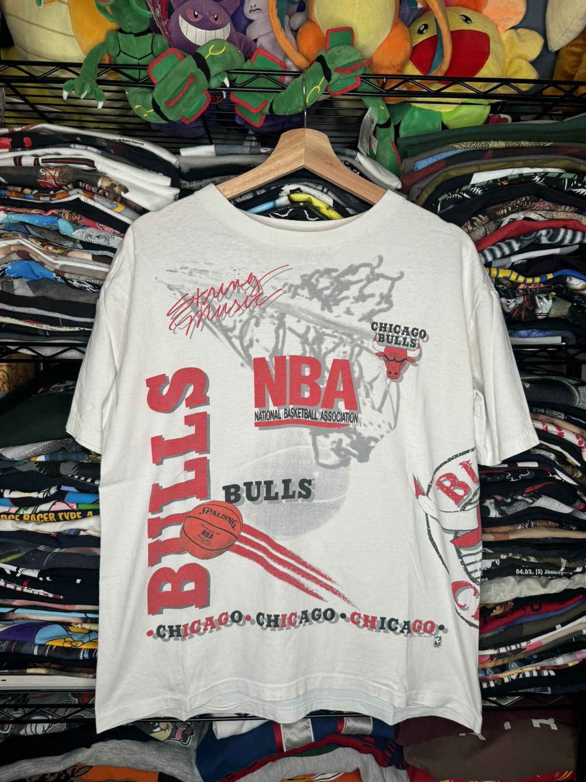 NBA × Vintage Vintage 90s Chicago Bulls Salem Aerial Assault AOP Tee Size US L / EU 52-54 / 3 - 1 Thumbnail