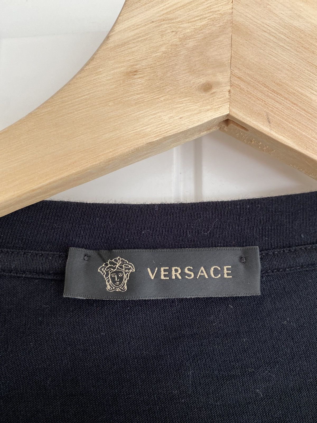 Versace Versace Crystal Medusa Black Tee Shirt Size US XXL / EU 58 / 5 - 8 Thumbnail