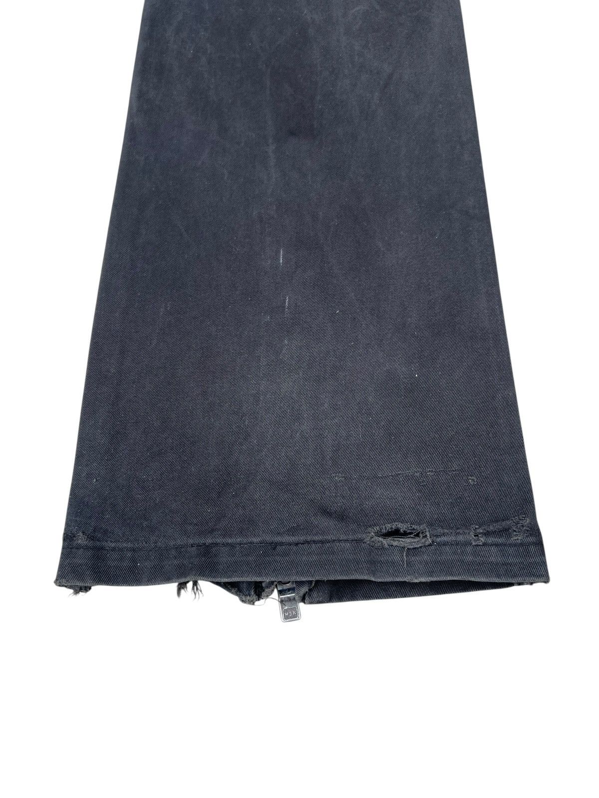 wjk WJK Japan Distressed Sun Faded Black Cargo Trouser Pant Size US 30 / EU 46 - 20 Thumbnail