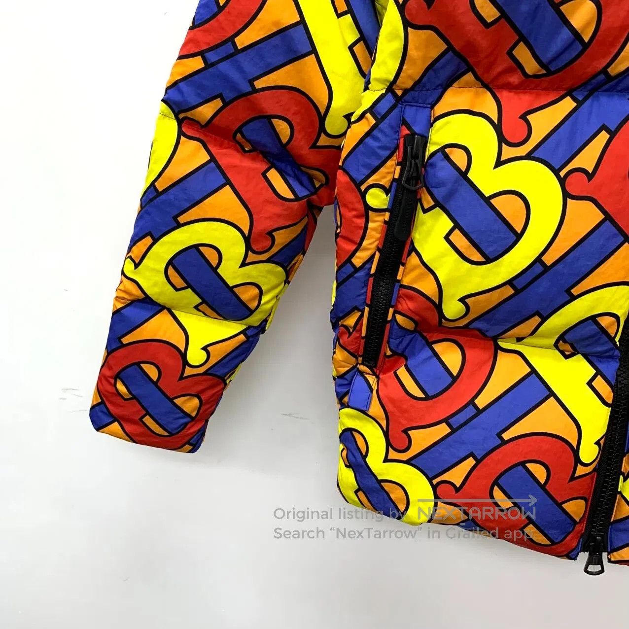 Burberry Burberry Colorful Tb letter all-over print hooded zip-up l Size US XXS / EU 40 - 4 Thumbnail