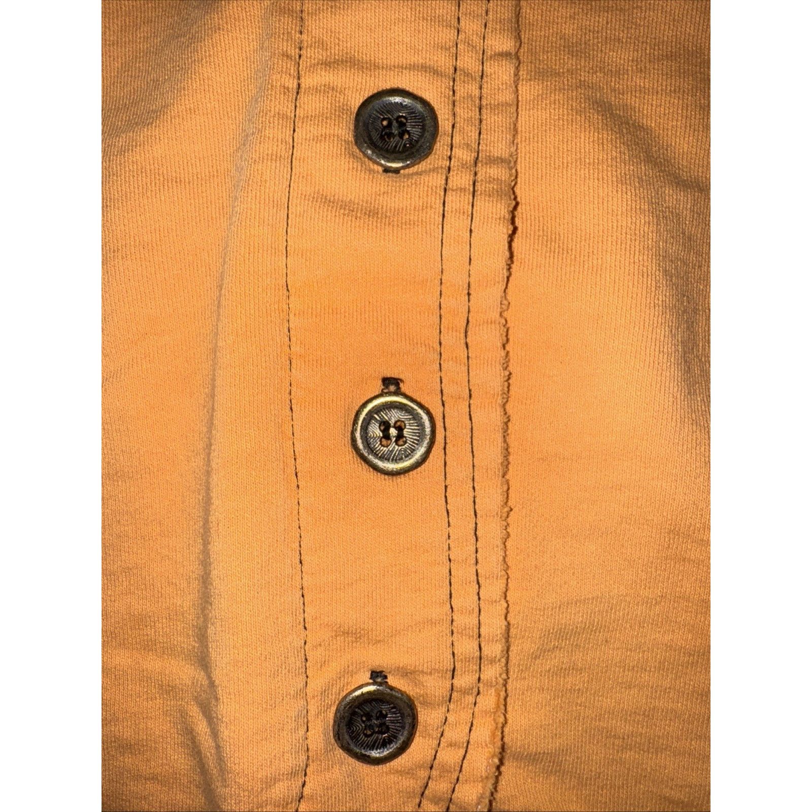 Vintage Produce Company Workwear Shirt Orange M 20x22 Cotton USA Size M / US 6-8 / IT 42-44 - 2 Thumbnail