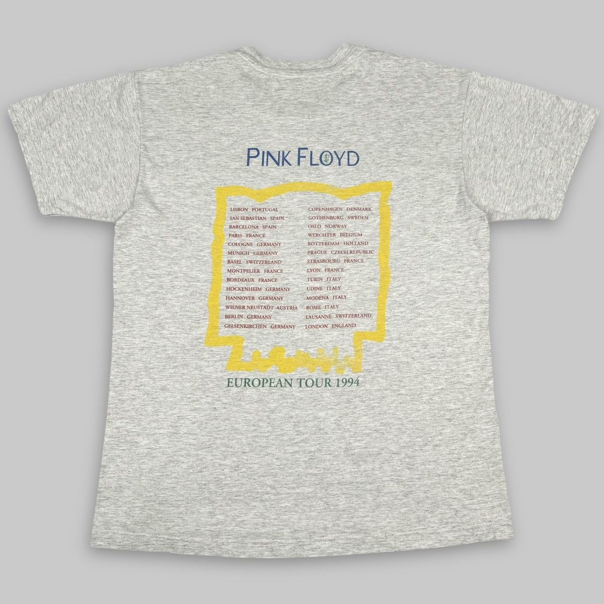 Band Tees Vintage 1994 Pink Floyd ‘Division Bell’ Rare Gray T Shirt Size US XL / EU 56 / 4 - 3 Thumbnail