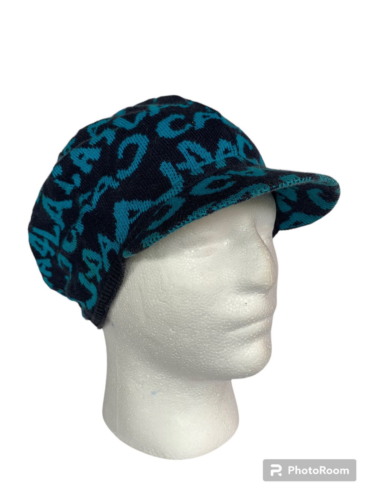 image of Ca4La Full Print Hats in Blue, Men's