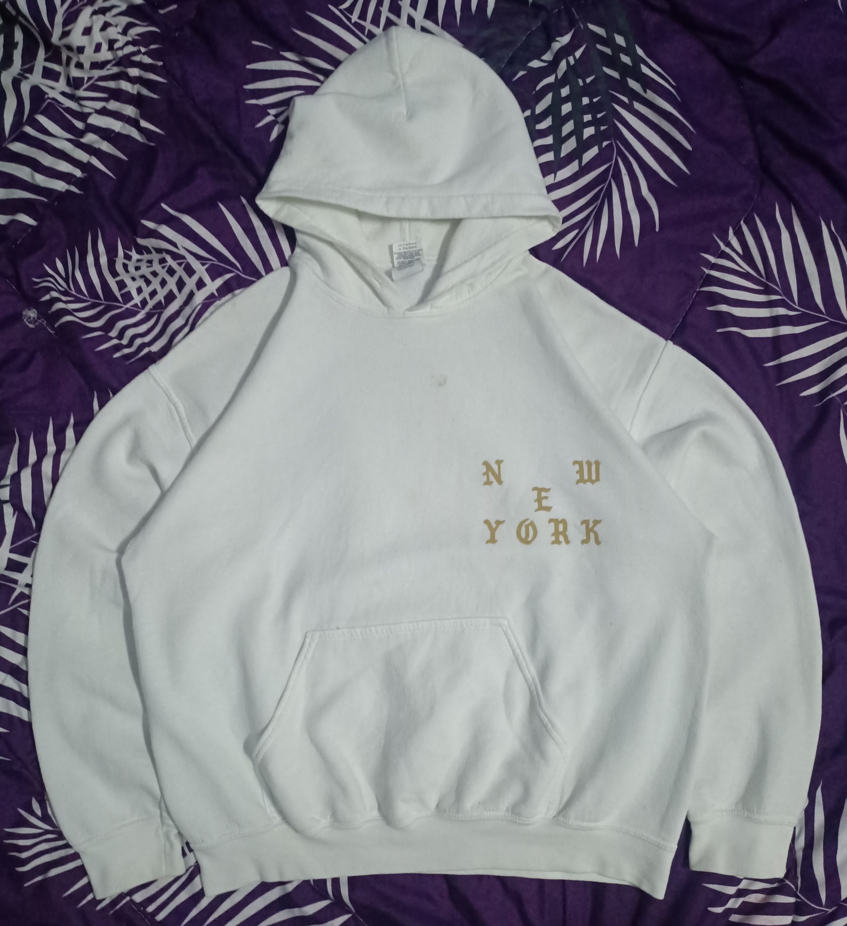 Rap Tees KENYE WEST x WOKE UP AND FELT THE VIBE x NEW YORK x HODDIE Size US L / EU 52-54 / 3 - 1 Thumbnail