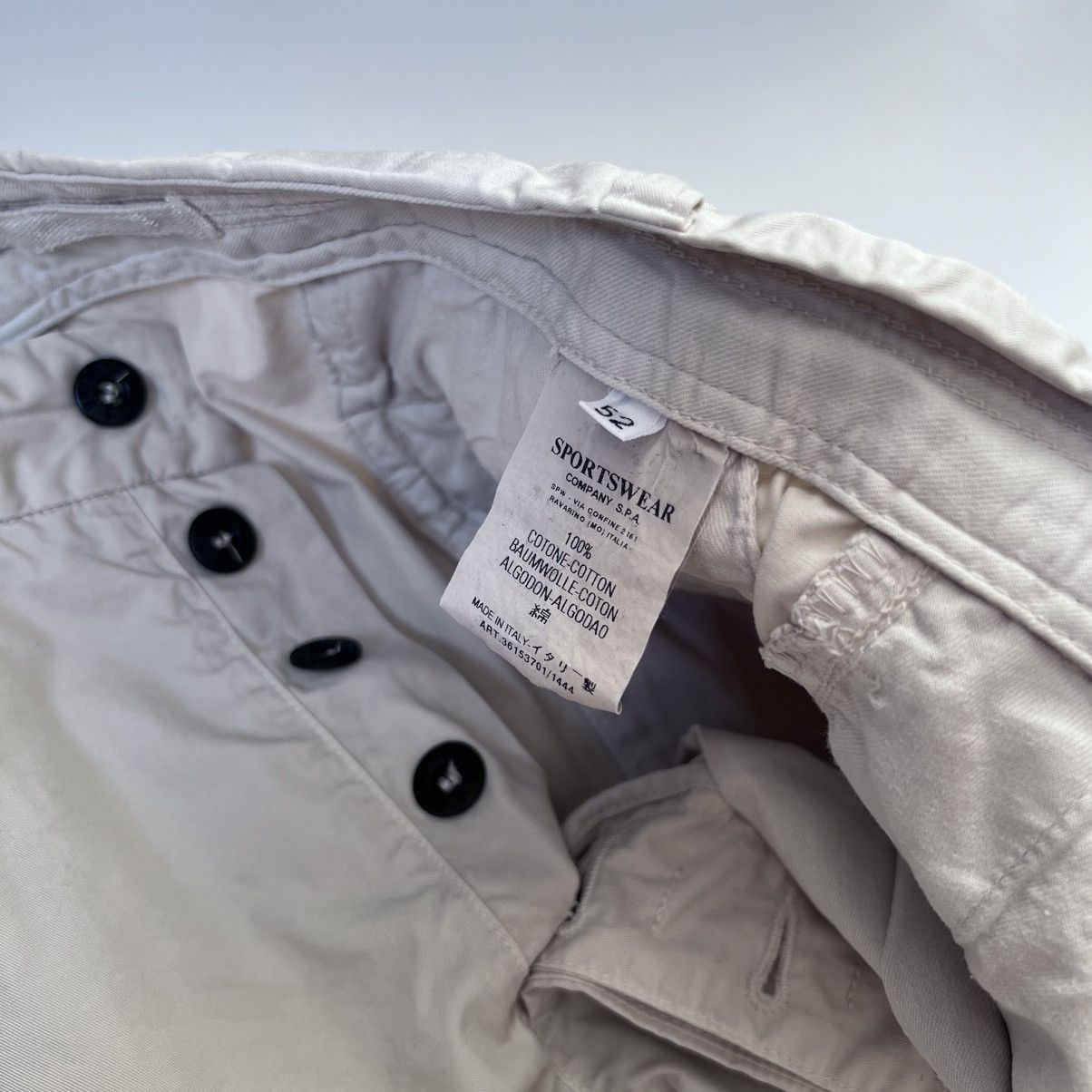 Vintage Stone Island vintage SS2002 chino pants Size US 33 - 5 Thumbnail