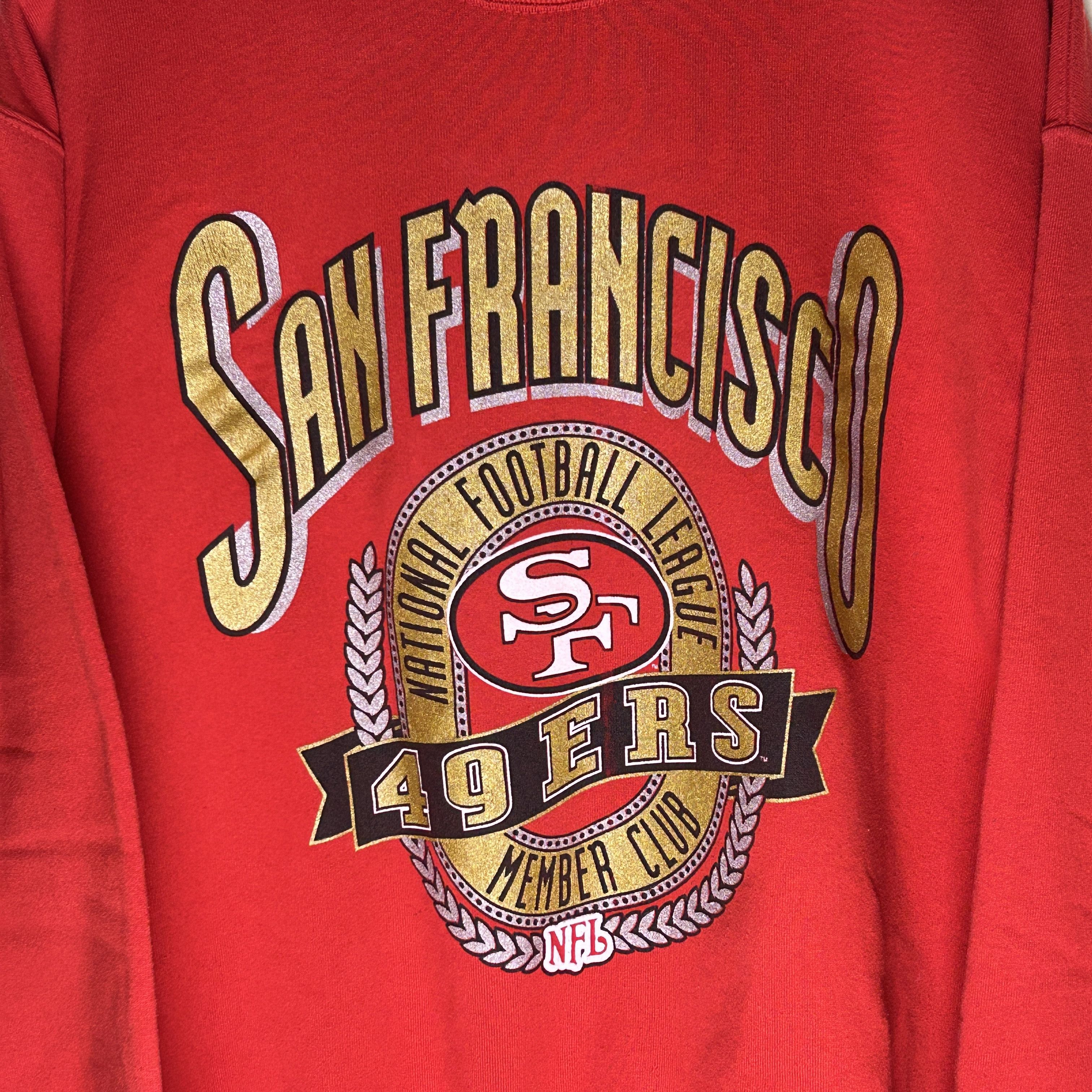 NFL Vintage San Francisco 49ers Nutmeg Mills Sweatshirt Crewneck Size US L / EU 52-54 / 3 - 2 Thumbnail