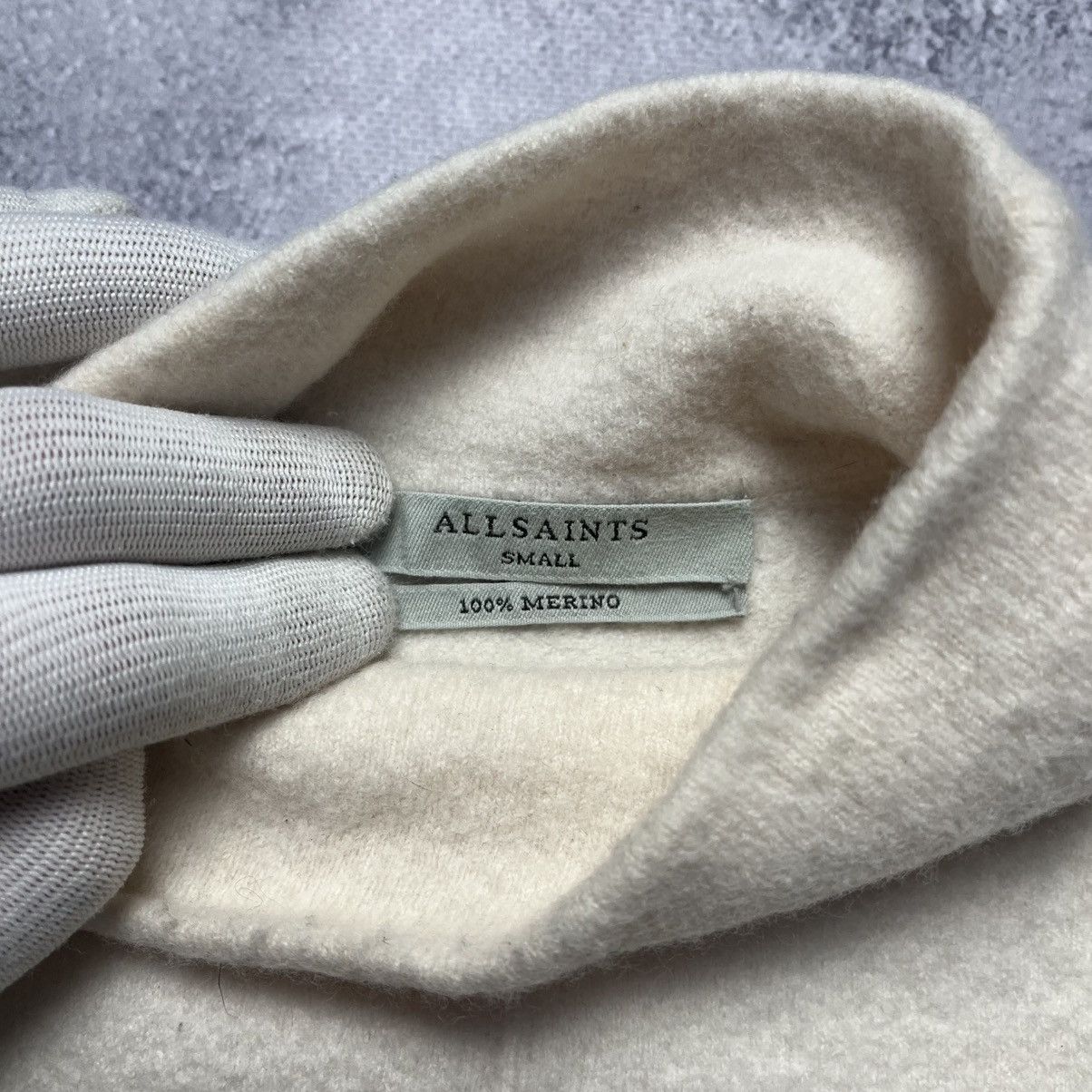 Allsaints Vintage Allsaints Lydi Shirt Jumper Cropped Wool Top Sweater Size S / US 4 / IT 40 - 2 Thumbnail