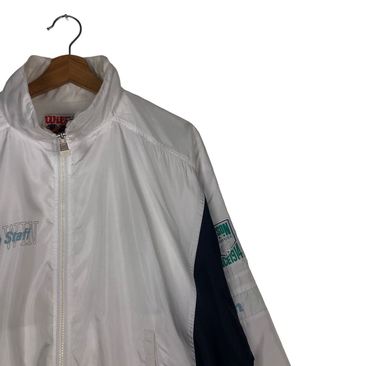 Japanese Brand 🔥Vintage Bomber Jacket Wilson Pro Player Rare Design Size US M / EU 48-50 / 2 - 6 Thumbnail