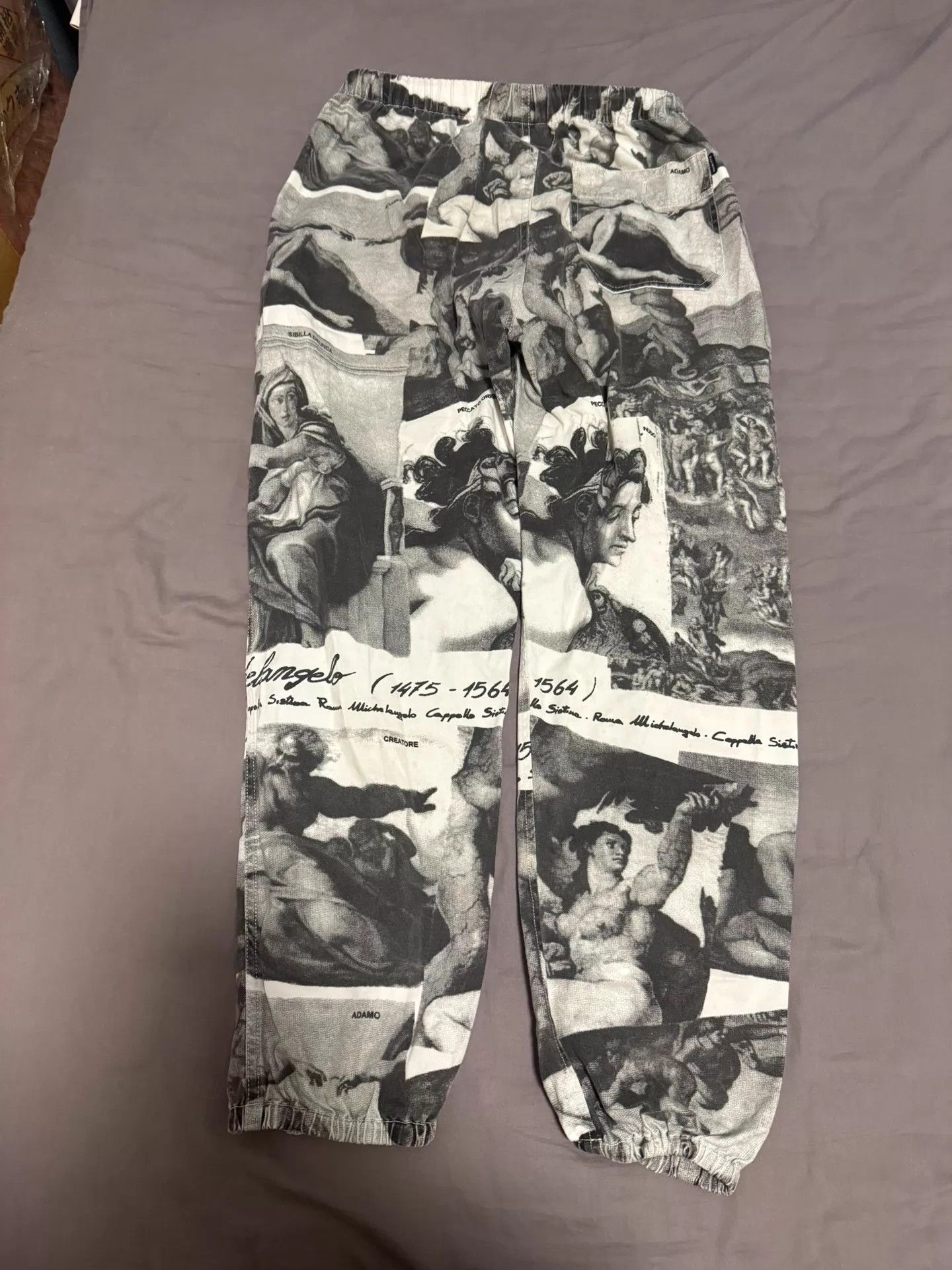 Supreme Supreme FW17 Michelangelo Paint Pant S Size US 29 - 1 Thumbnail