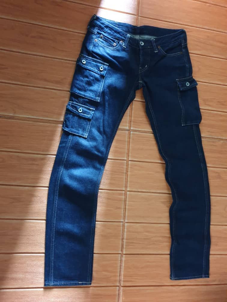 Japanese Brand 💥John bull multipocket denim jeans Size 30" / US 8 / IT 44 - 12 Thumbnail