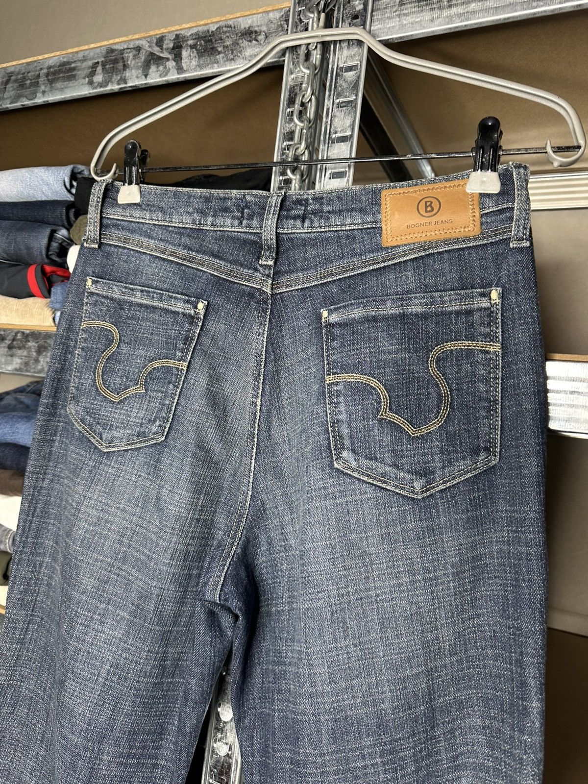 Bogner Bogner Premium Designer Denim Jeans Low Bootcut Women Sz 30 Size 30" / US 8 / IT 44 - 4 Thumbnail