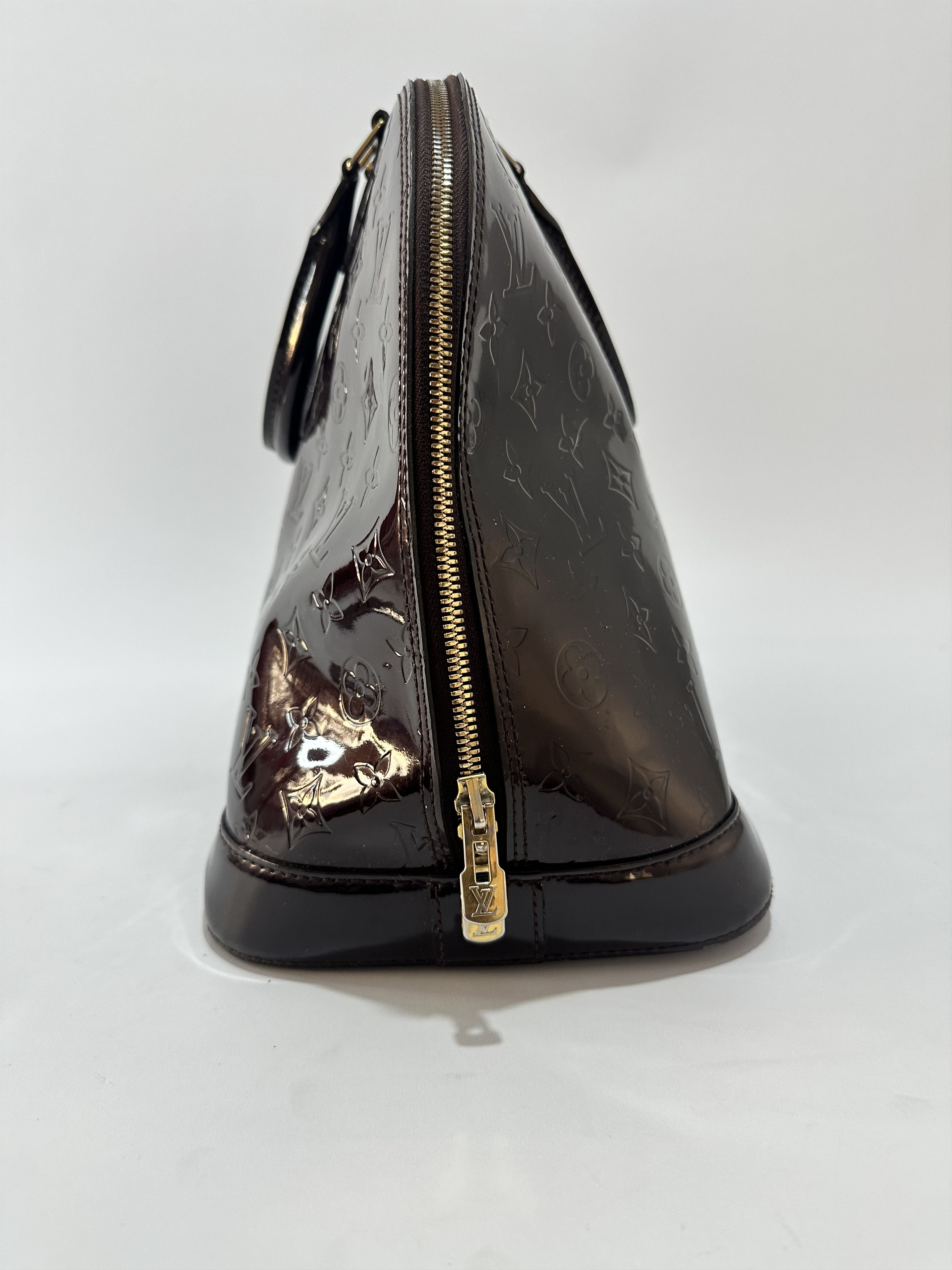 Louis Vuitton Louis Vuitton Amarante Monogram Vernis Alma GM Bag Size ONE SIZE - 4 Thumbnail