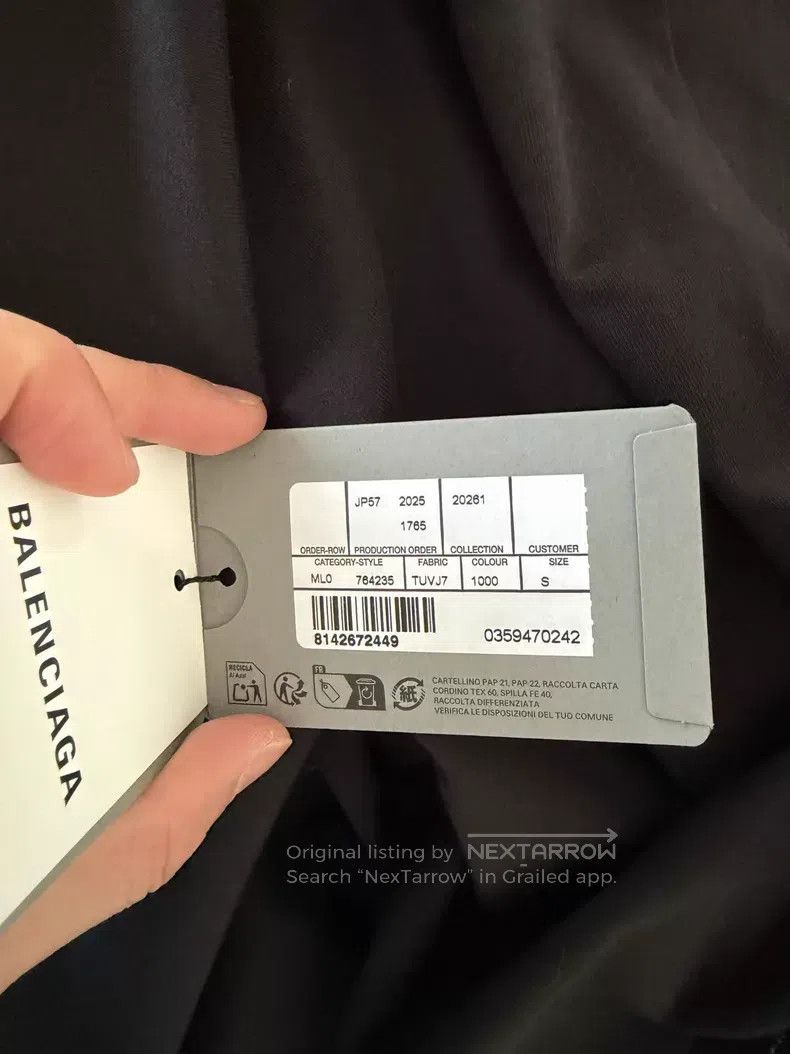 Balenciaga Balenciaga Single ring embroidery graffiti painted short s Size US S / EU 44-46 / 1 - 5 Thumbnail