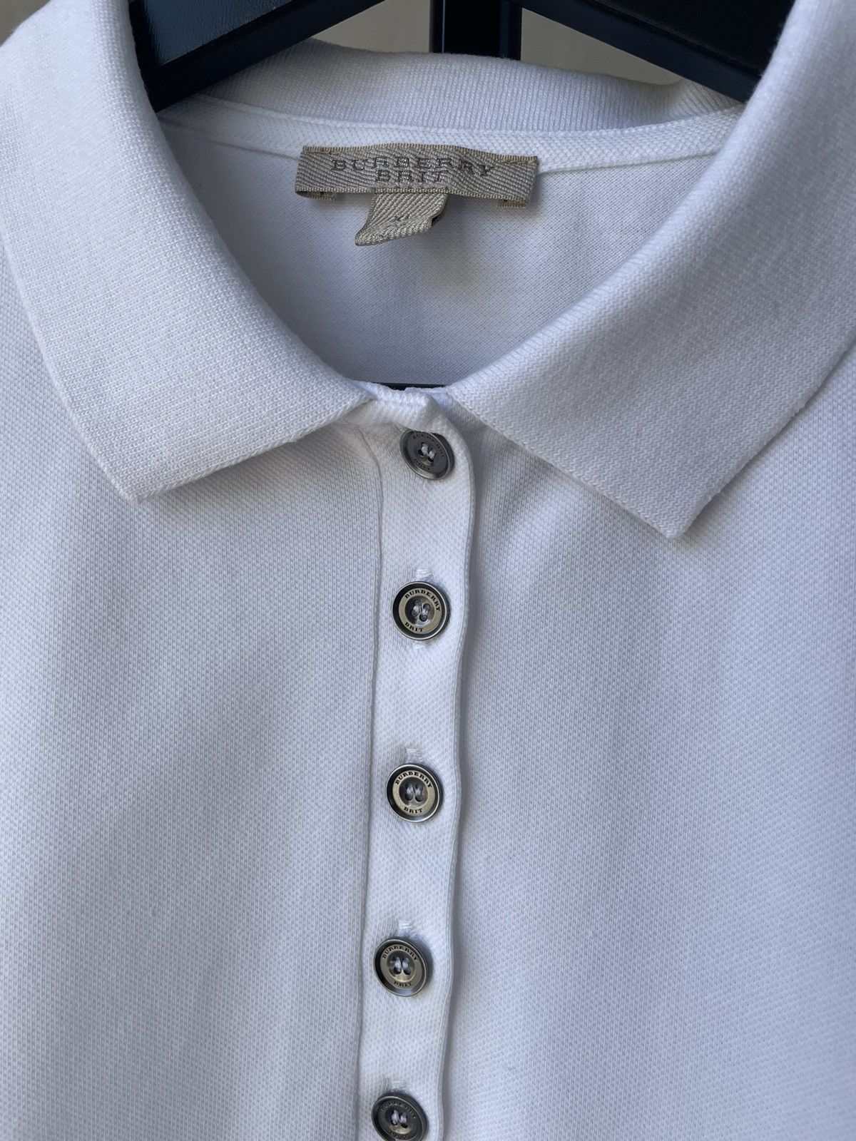 Burberry Burberry Polo Nova Check Details T-Shirt Size XL / US 12-14 / IT 48-50 - 4 Thumbnail