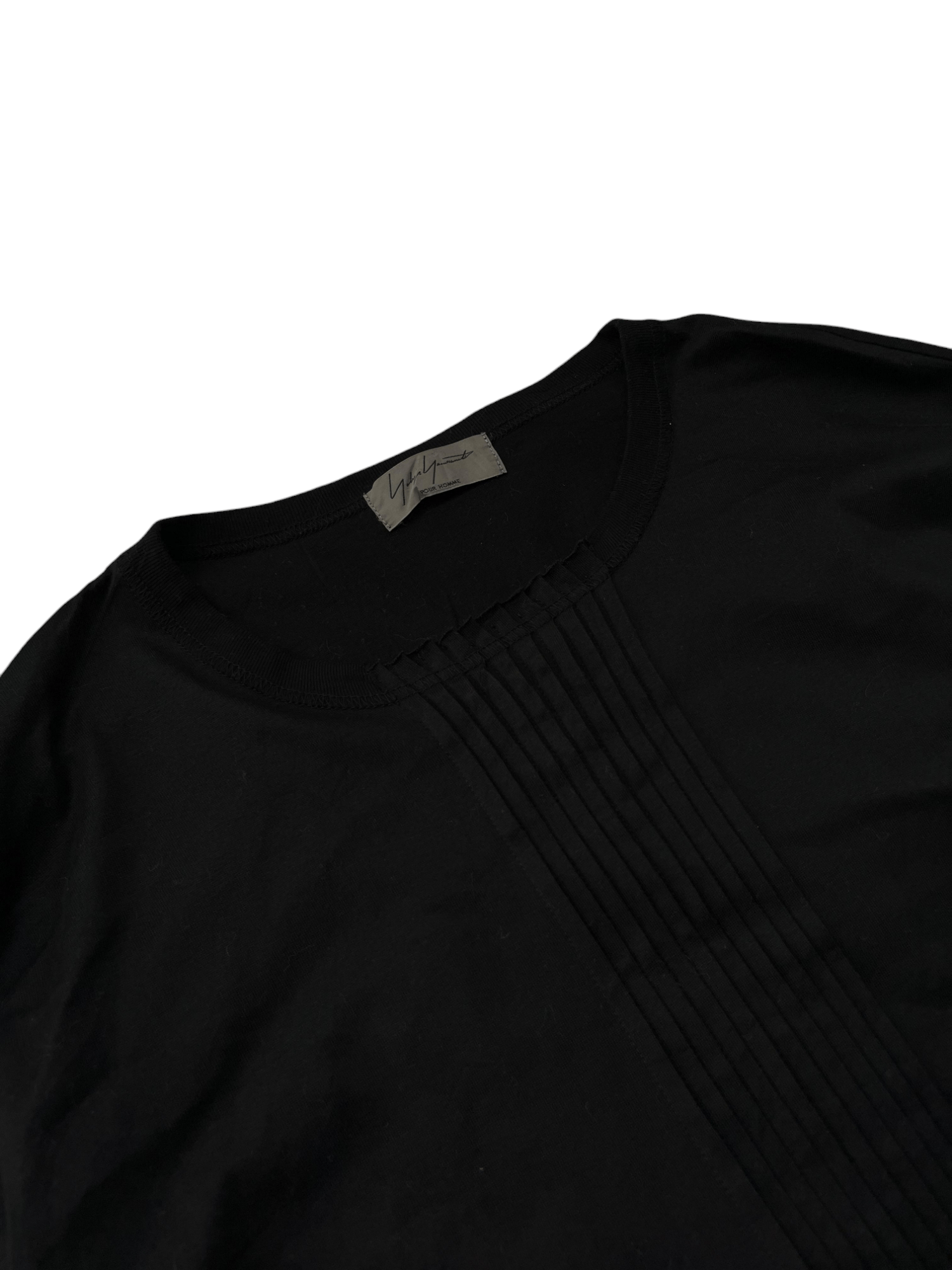 Yohji Yamamoto Yohji Yamamoto Pour Homme Cut and Sewn Long Sleeve T-Shirt Size US M / EU 48-50 / 2 - 6 Thumbnail