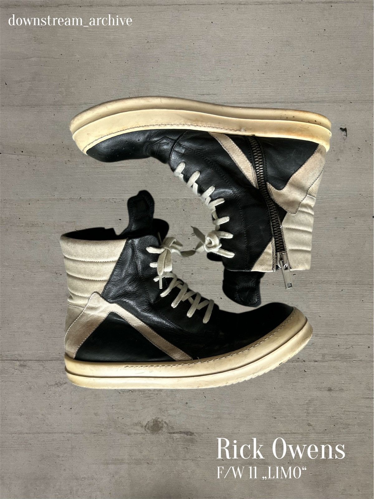 Rick Owens Rick Owens Geobasket short Tongue Size US 10 / EU 43 - 2 Thumbnail