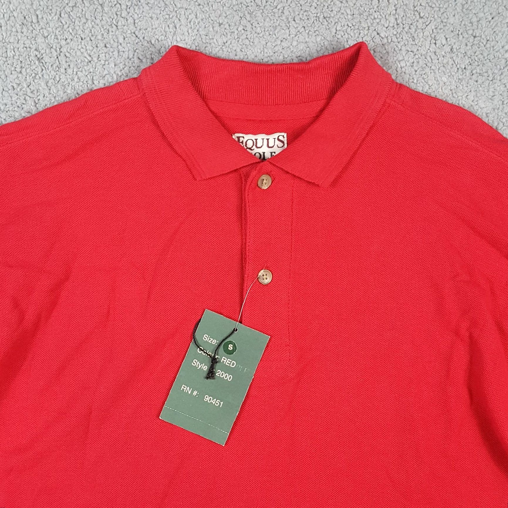 Vintage Vintage Equus Men’s Polo Shirt Size Small Red Short Sleeve Golf Preppy 90s Size US S / EU 44-46 / 1 - 2 Thumbnail