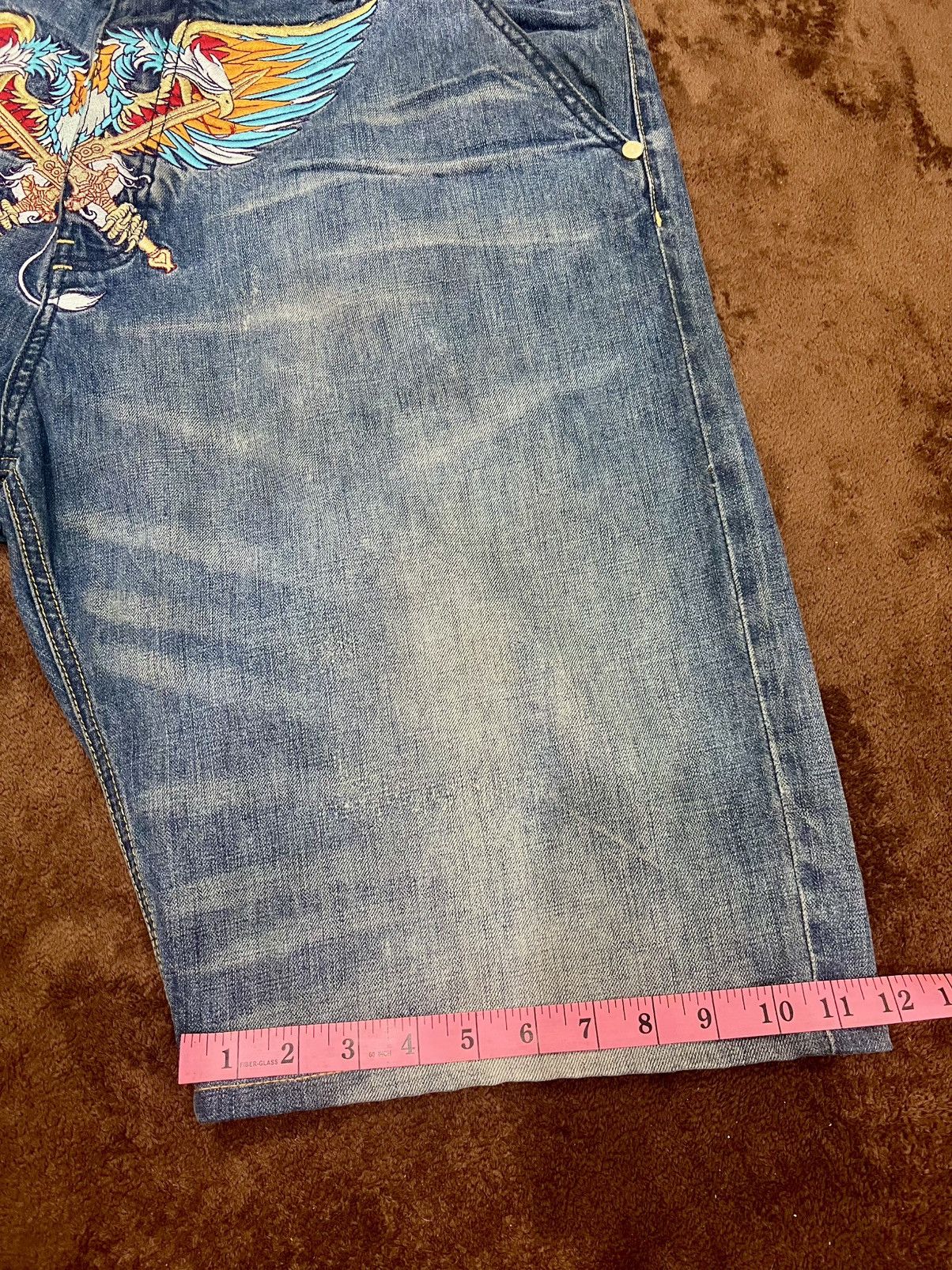 Coogi × JNCO × Vintage Vintage Coogi Crazy Embroided Shorts Baggy Size US 42 / EU 58 - 22 Thumbnail
