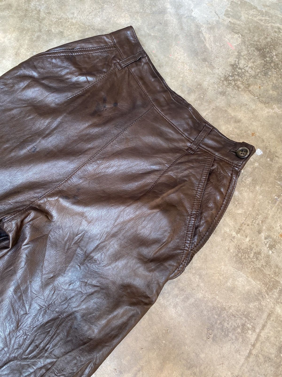 Issey Miyake Vintage Issey Miyake Suede Pant Size 24" / US 00 / IT 34 - 6 Thumbnail
