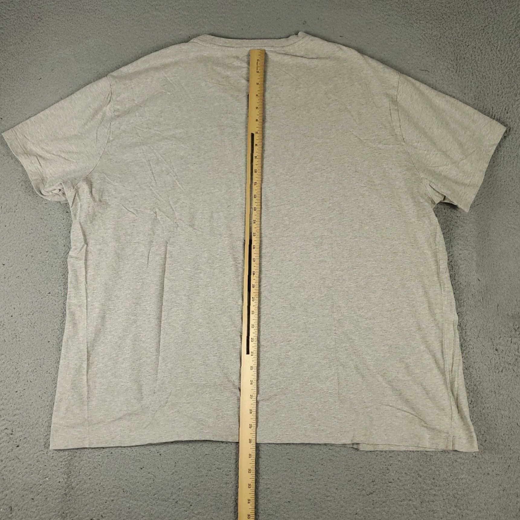 Ralph Lauren Ralph Lauren T Shirt Mens Big 3X Gray V Neck Pony Casual Short Sleeve Shirt Mens 3XB Gray Size US XXL / EU 58 / 5 - 4 Thumbnail