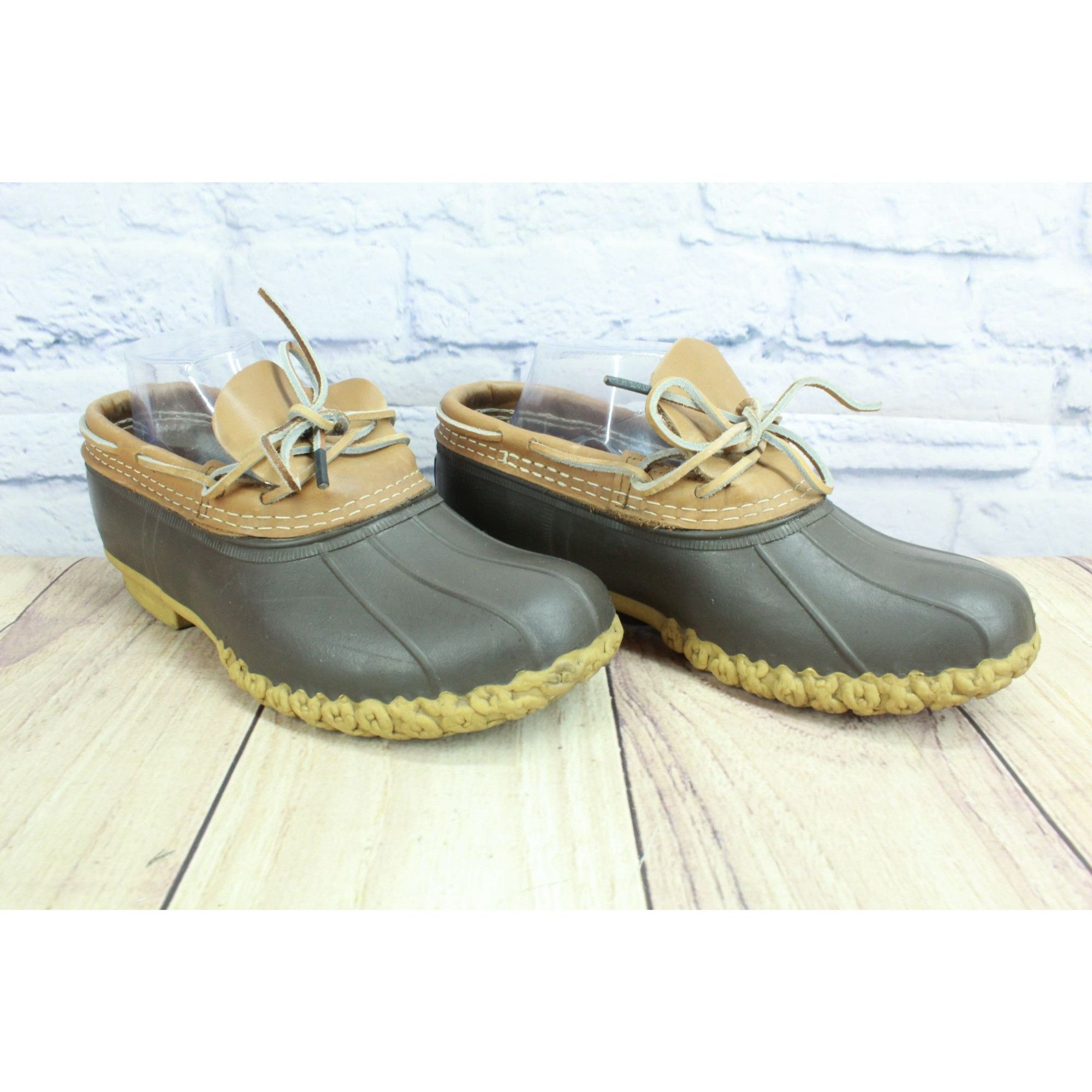 L.L. Bean LL Bean Brown Leather Duck Boots Size US 8 / IT 38 - 3 Thumbnail