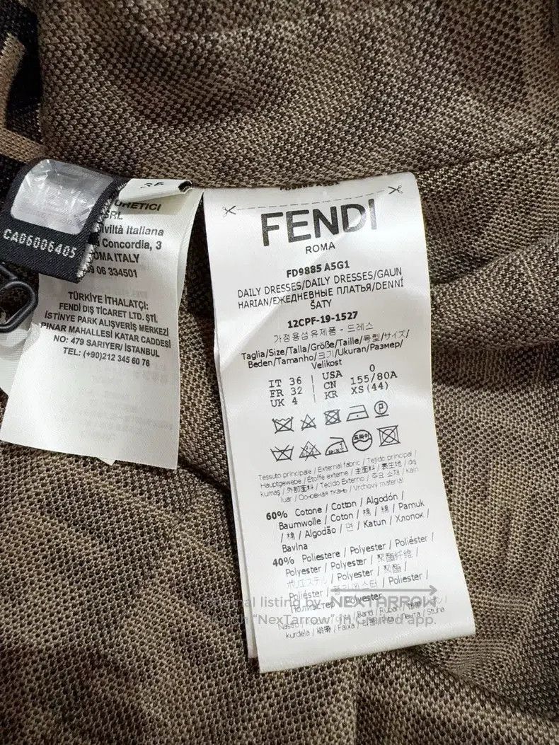 Fendi Fendi Monogrammed Dress Size 4XL / US 24-26 - 5 Thumbnail