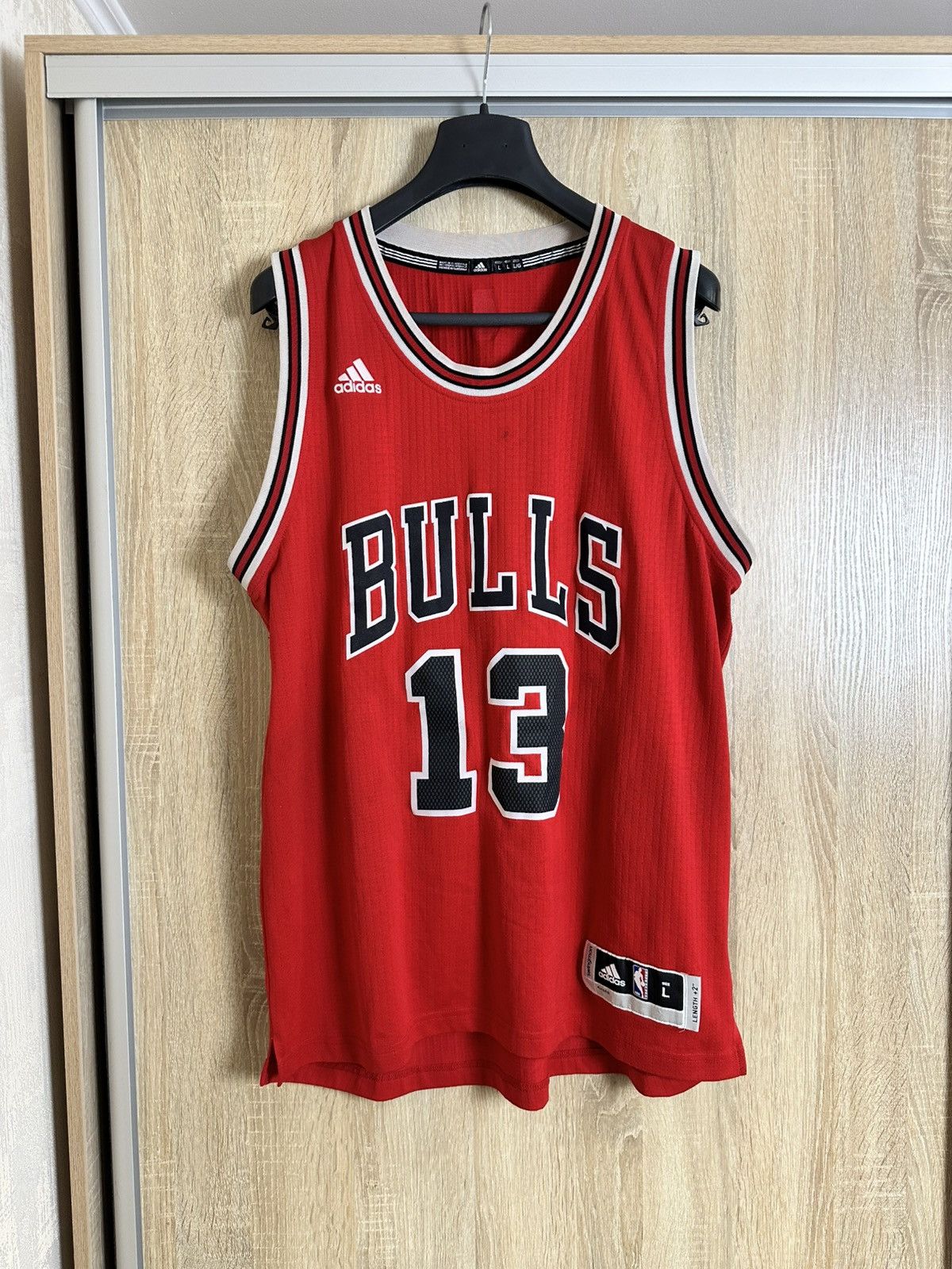 Adidas 🔥 Adidas Chicago Bulls 13 Joakim Noah Jersey NBA Shirt Tank Size US L / EU 52-54 / 3 - 1 Thumbnail