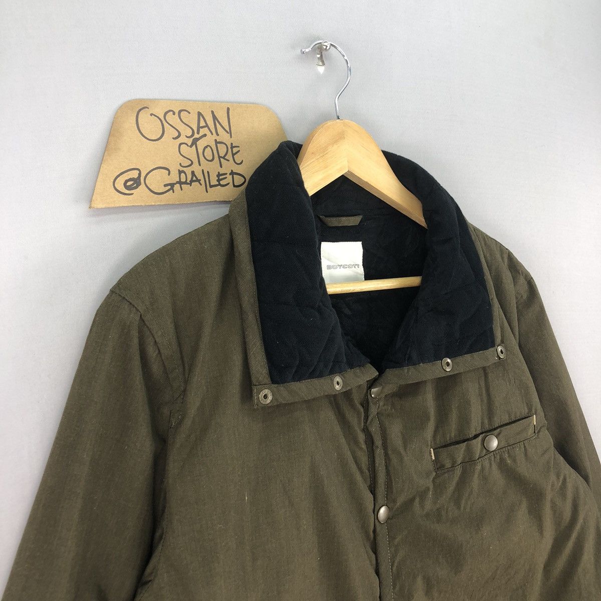 PPFM Vintage 00’s Boycott High Neck Padded Chore Jacket Size US L / EU 52-54 / 3 - 2 Thumbnail