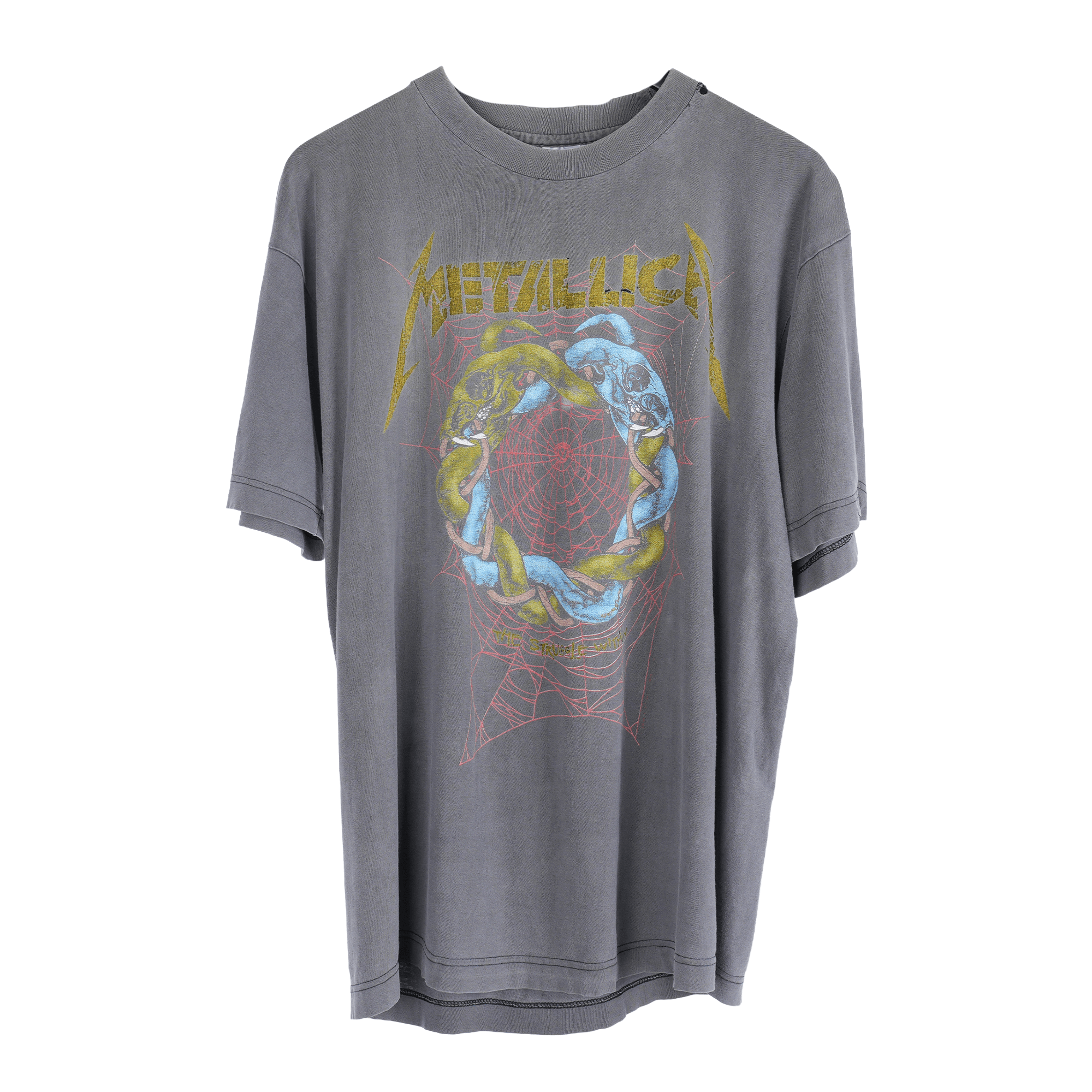 Vintage VINTAGE 90'S FADED METALLICA YOUR RUIN BAND TEE Size US XL / EU 56 / 4 - 1 Thumbnail