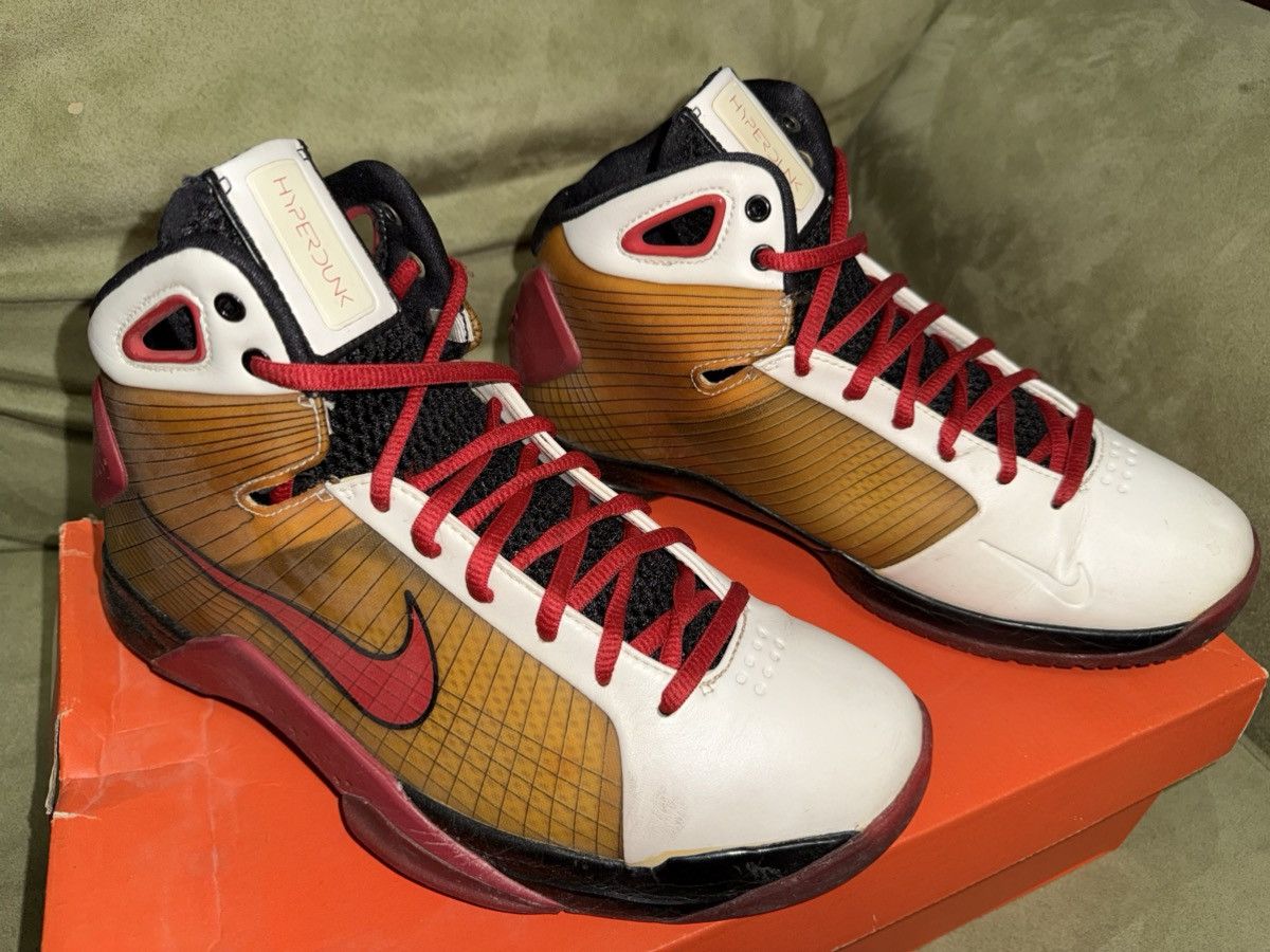 Nike Nike Hyperdunk “White/Varsity Red” 2008 Olympics Kobe EXC! Size US 8 / EU 41 - 1 Thumbnail