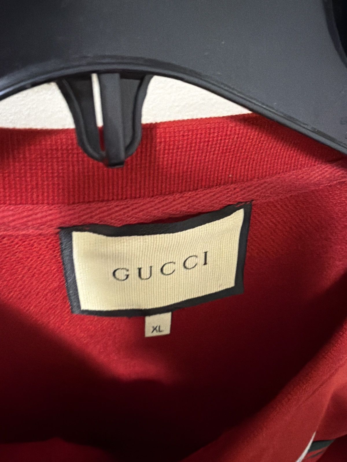 Gucci Gucci Web Stripe Crewneck Sweatshirt – Red – XL Size US XL / EU 56 / 4 - 3 Thumbnail