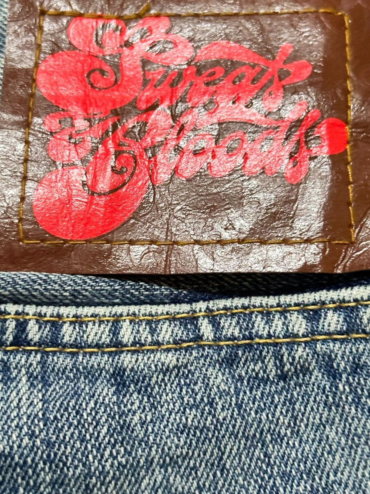 Hysteric Glamour Vintage RNA.Slang Ripped Unicorn Stamped Distressed Denim Size US 28 / EU 44 - 6 Thumbnail