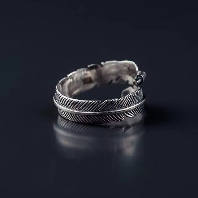 Japanese Brand Feather Ring Adjustble Size Size ONE SIZE - 2 Thumbnail